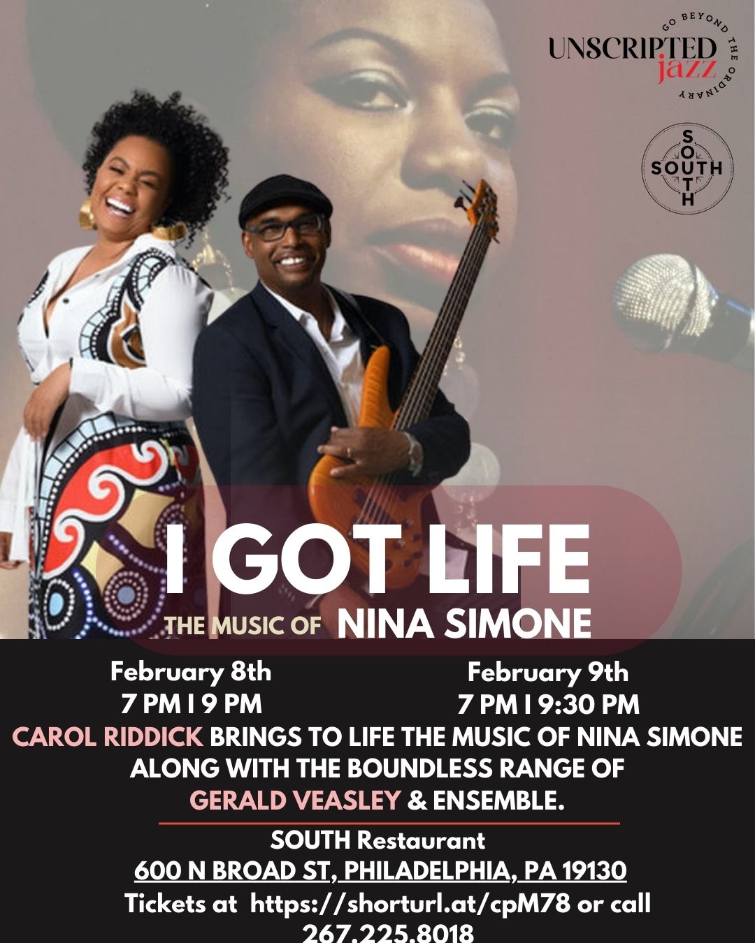 "i Got Life"  The Music Of Nina Simone Feat. Carol Riddick
