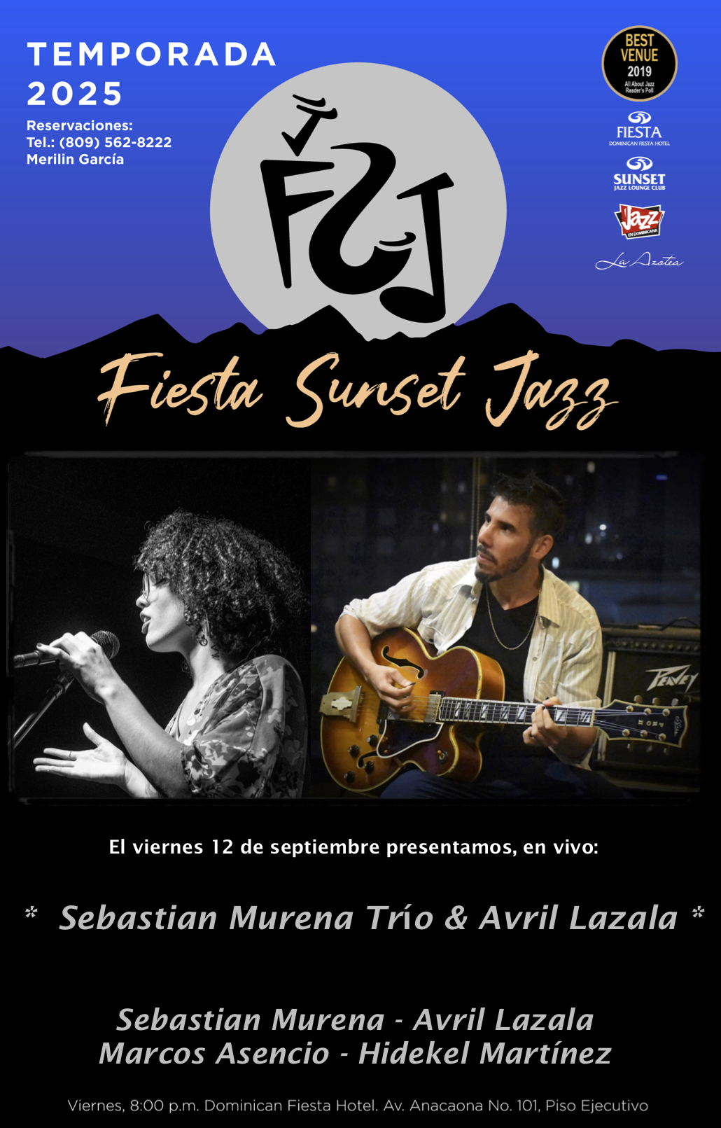 Sebastian Murena Trío Featuring Avril Lazala