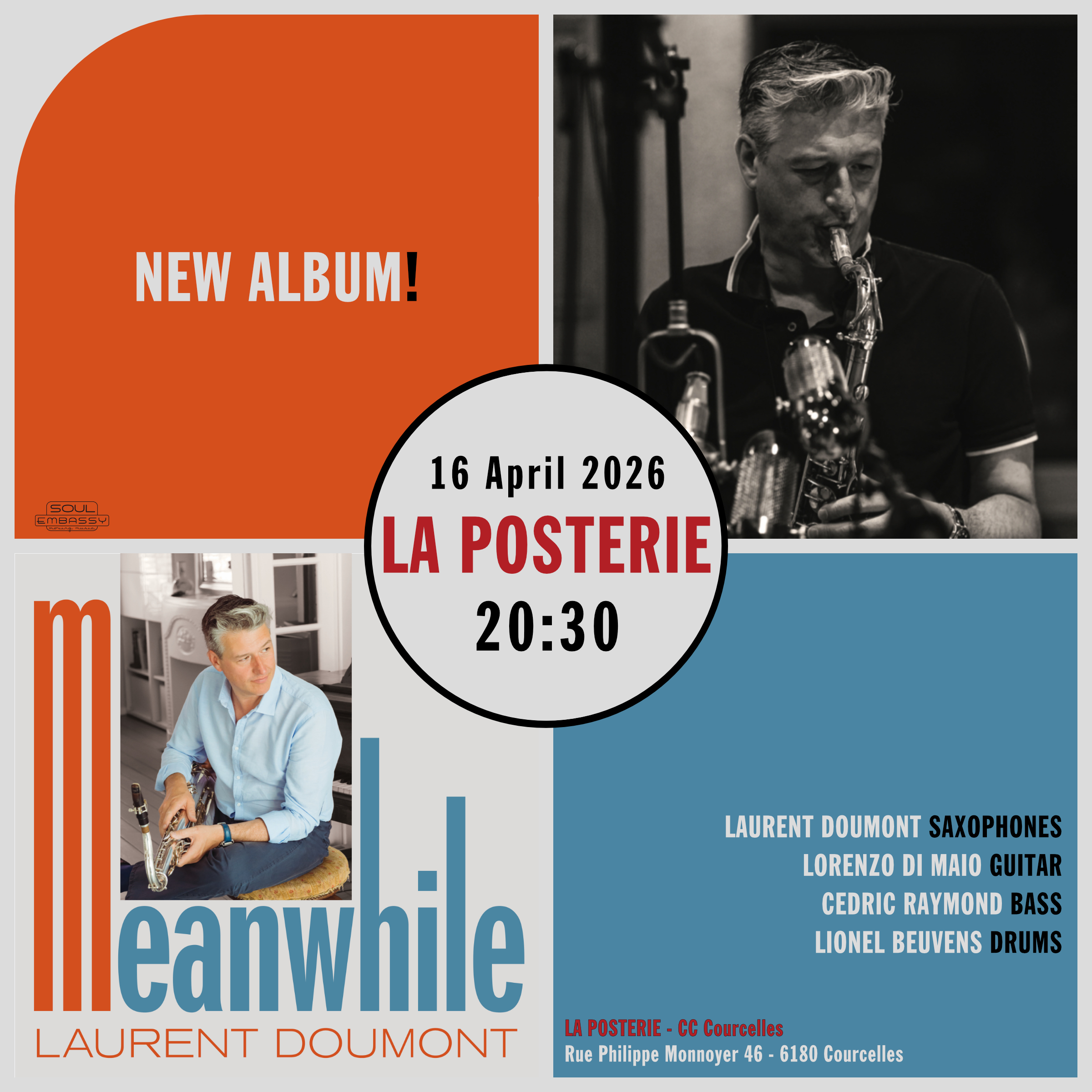 Laurent Doumont Quartet - Meanwhile