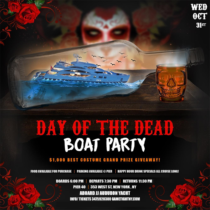 Halloween Night Cruise At Pier 40 Nyc Jj Audubon Yacht 2018