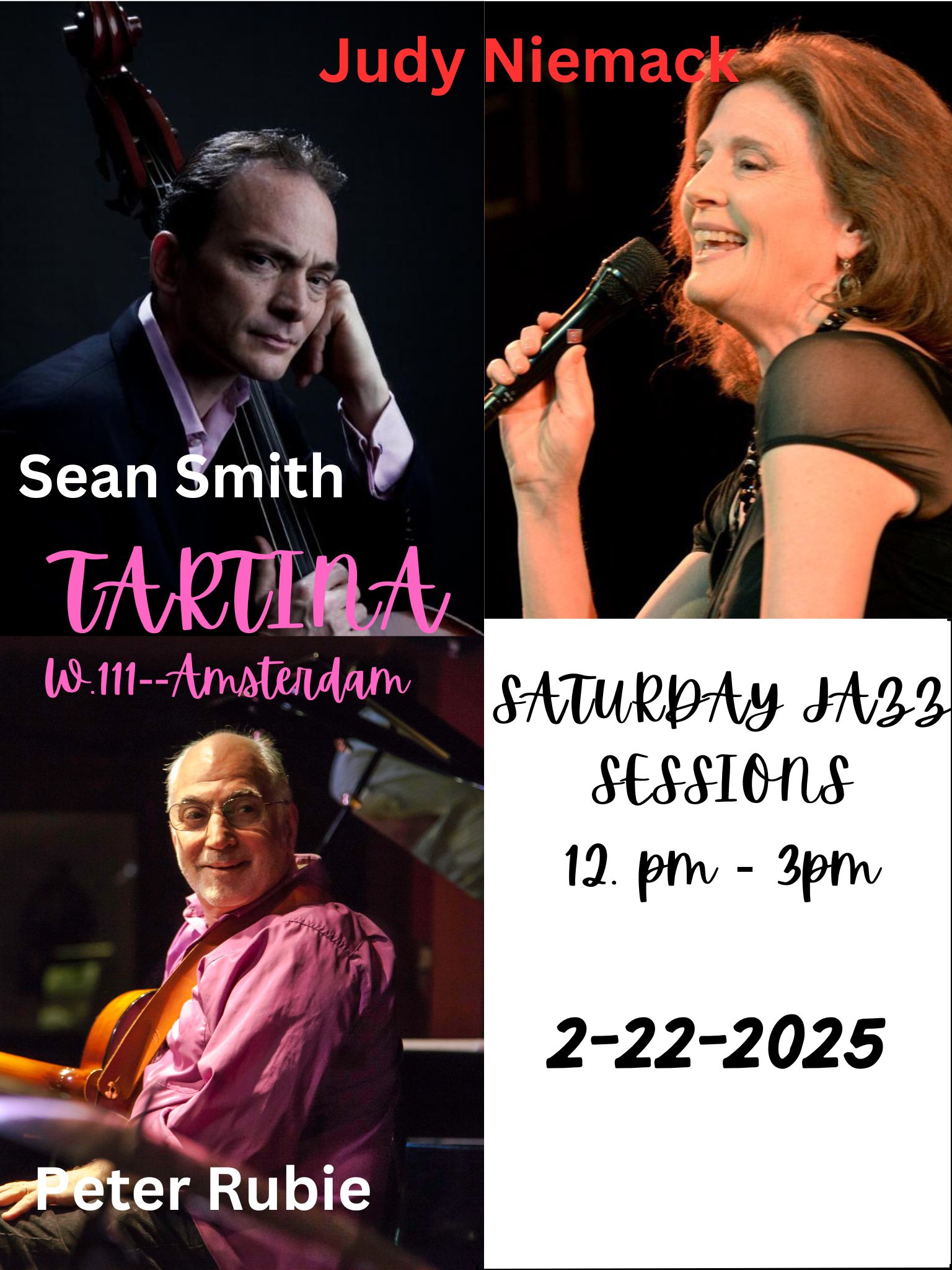 Tartina Saturday Jazz Sessions