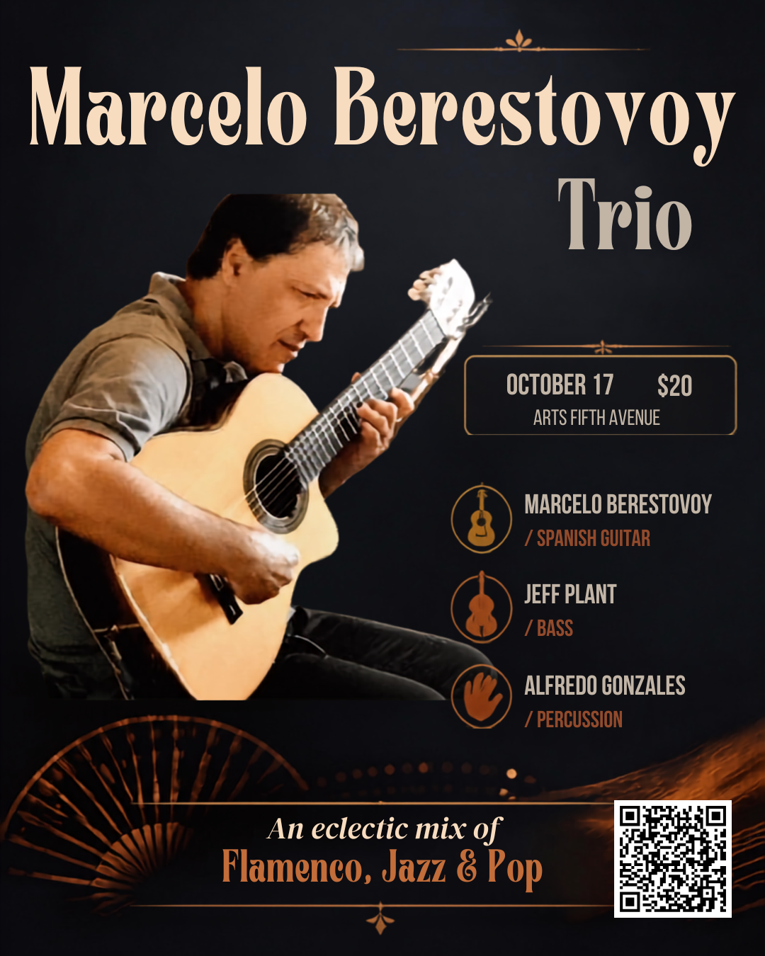 Marcelo Berestovoy Trio — jazz photo by Arts Fifth Avenue | All About Jazz