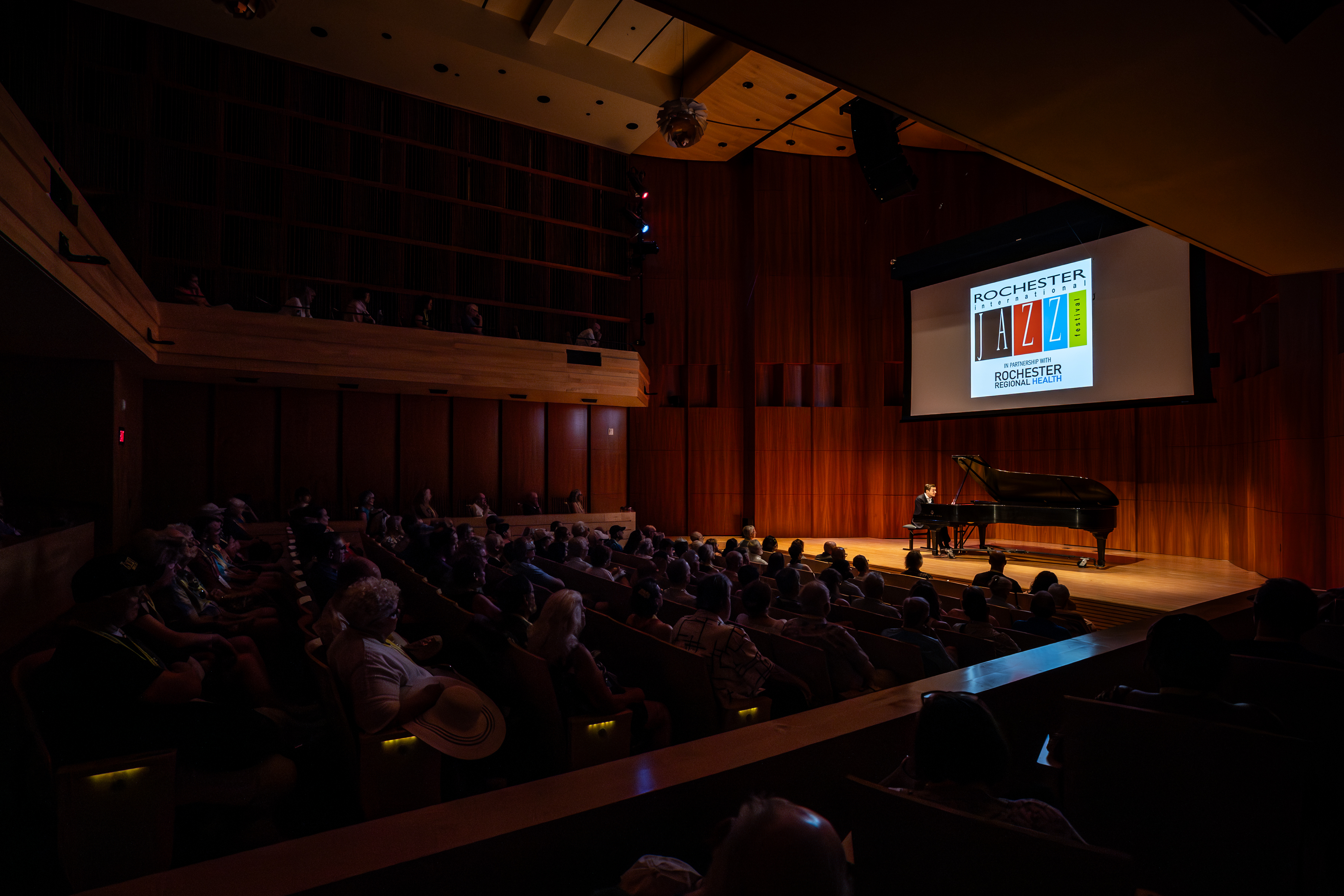 Brandon Goldberg at the 2025 Rochester International Jazz Festival