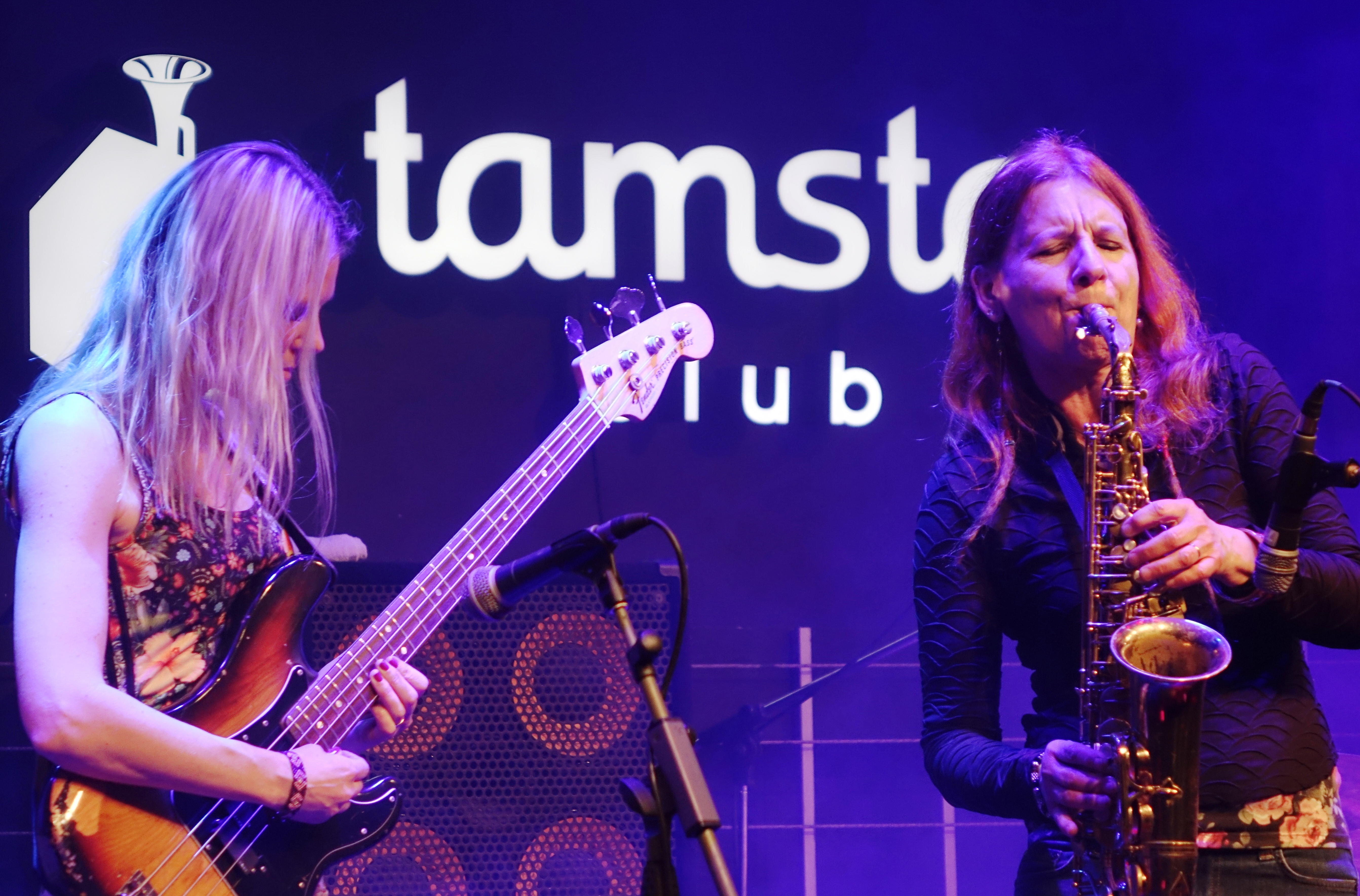 Annika Törnqvist and Biggi Vinkeloe at Vilnius Mama Jazz Festival in November 2017