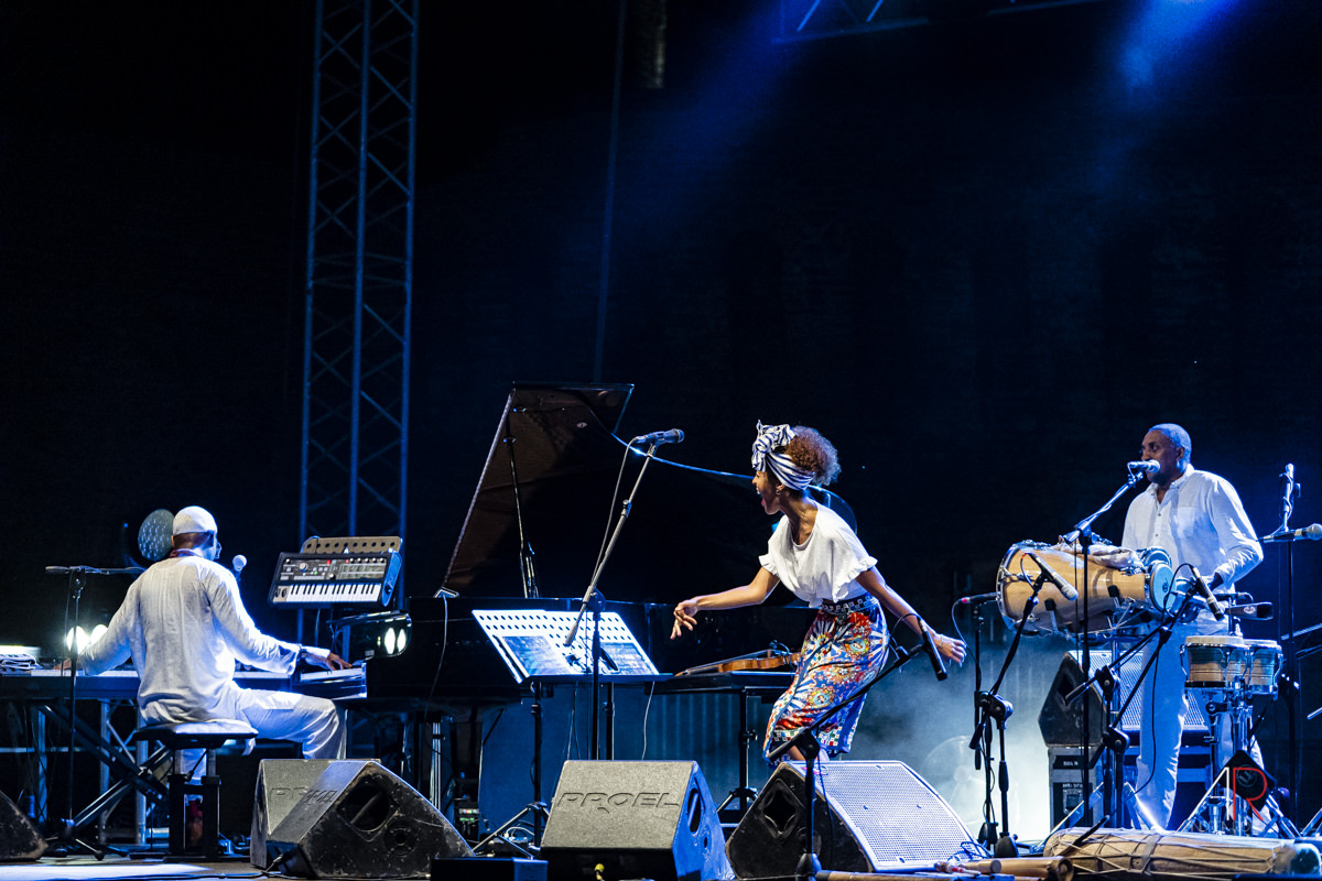 Omar Sosa, Yilian Cañizares, Gustavo Ovalles at Fano Jazz By The Sea 2019