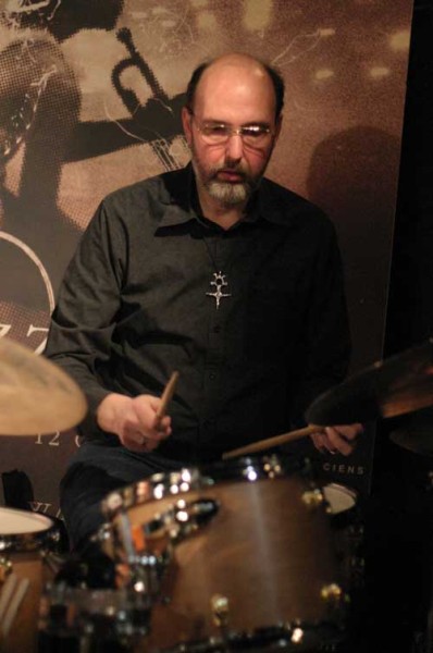 Alain Mermoud with "Groove Jazz Trio" at le Contretemps, Geneva, Switzerland, 2005