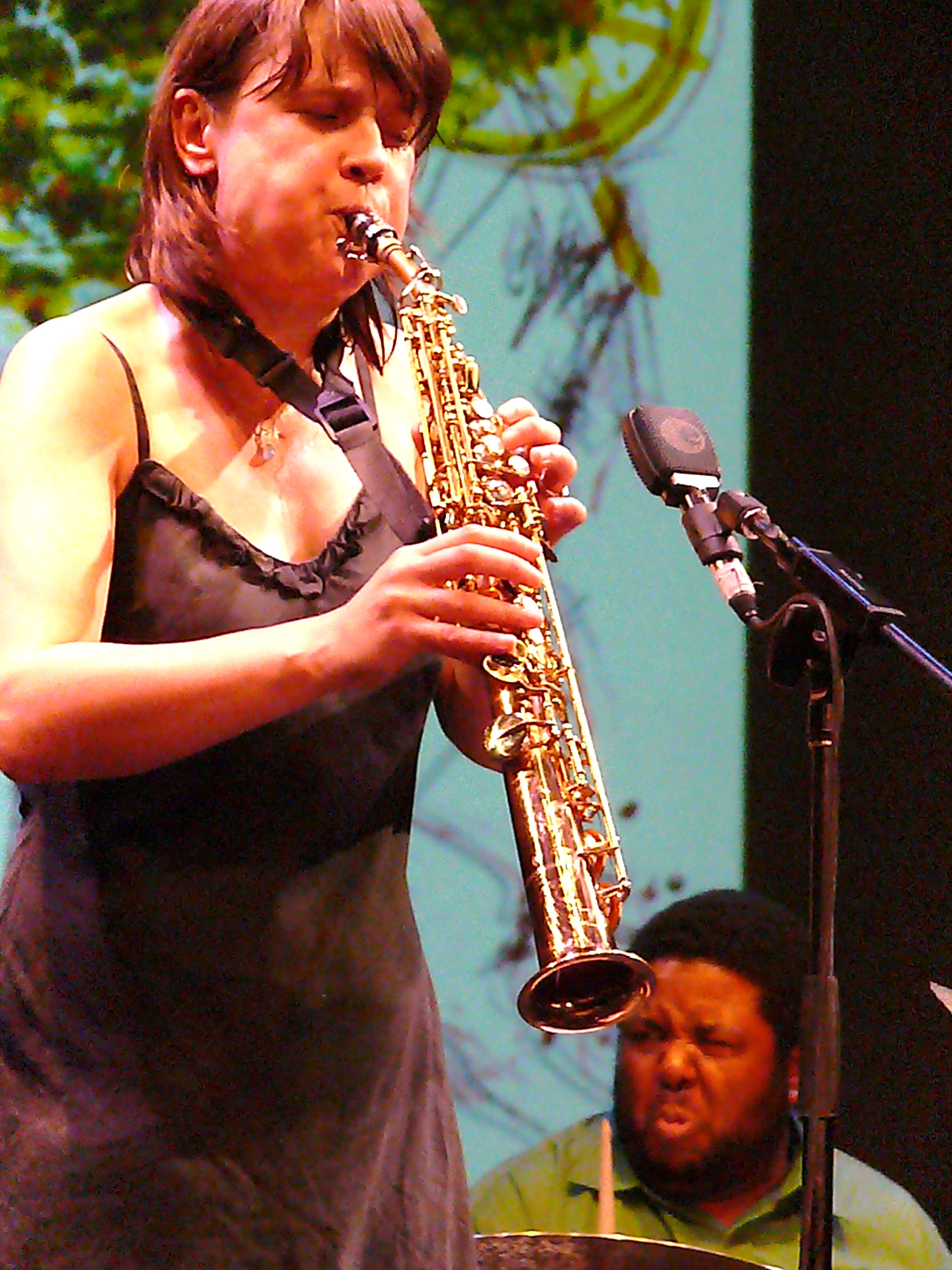 Ingrid Laubrock and Tyshawn Sorey at Vision Festival 2011