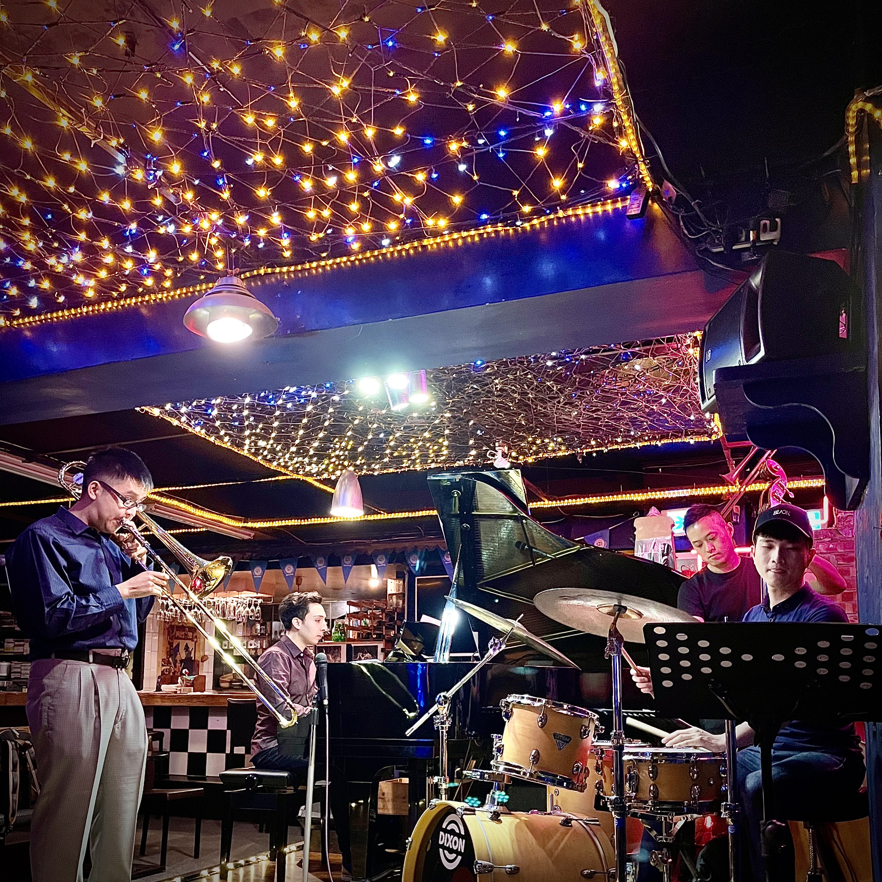 Blue Note Taipei Big band jazz performance Michael Wang(trombonist) Quartet