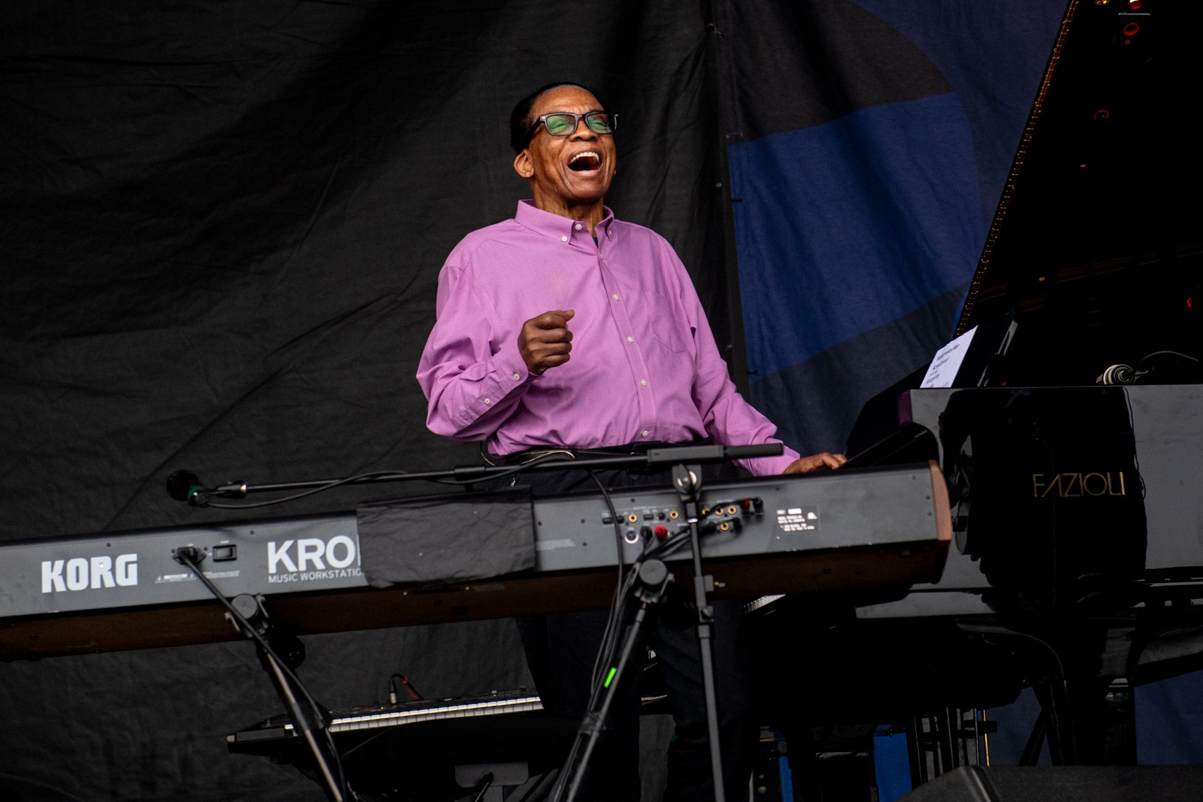 Herbie Hancock at the 2026 Newport Jazz Festival — jazz photo by Richard Conde | All About Jazz