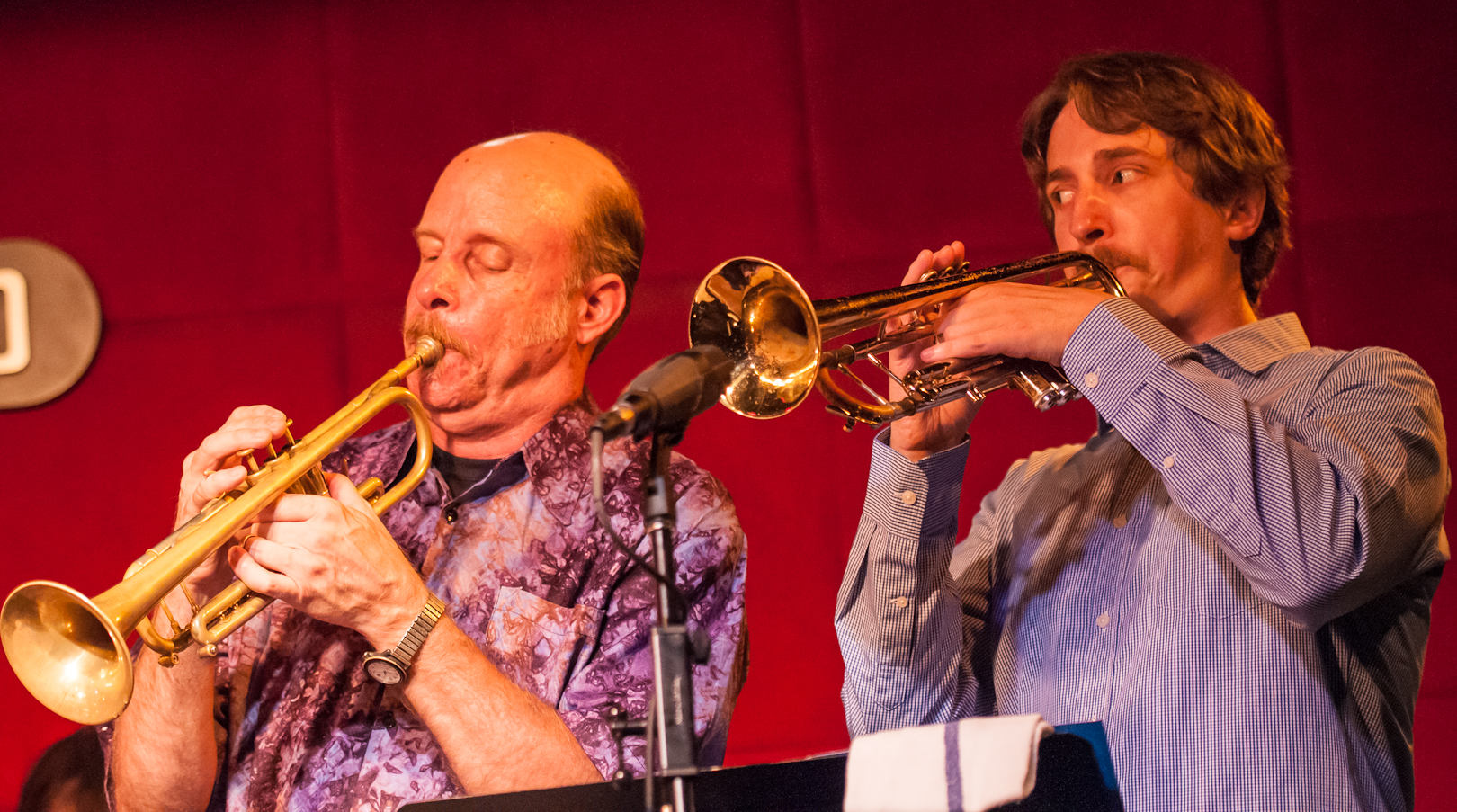 Tom Halter and Dan Rosenthal with the Either/Orchestra at the Jazz Standard