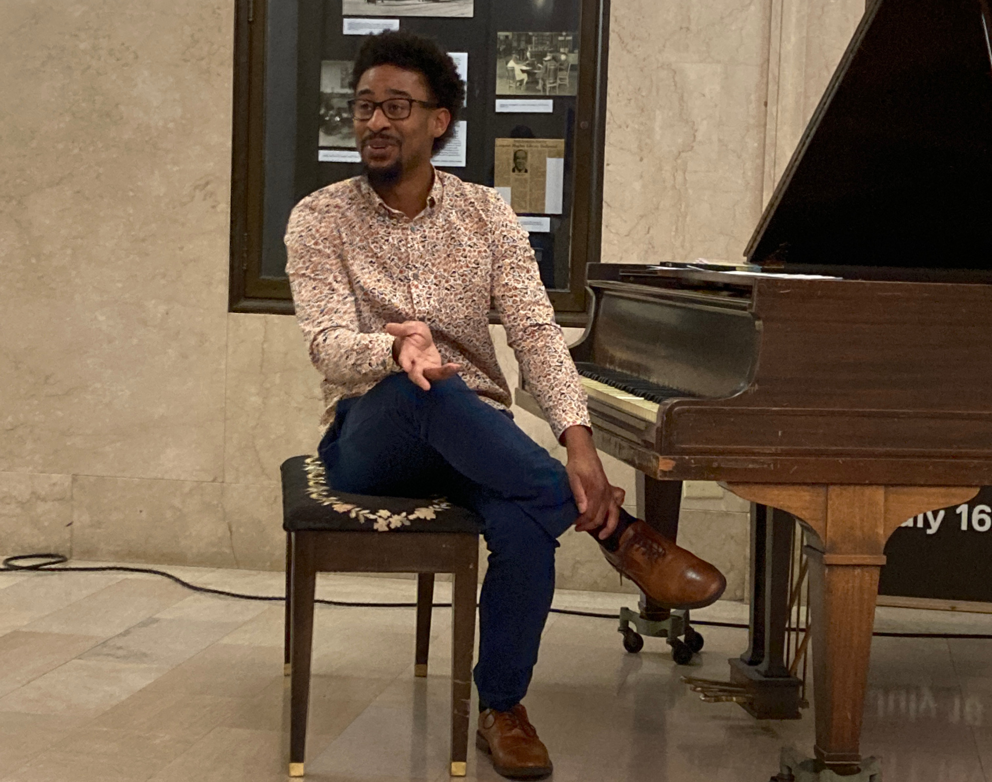 Theron Brown at the Cleveland Public Library