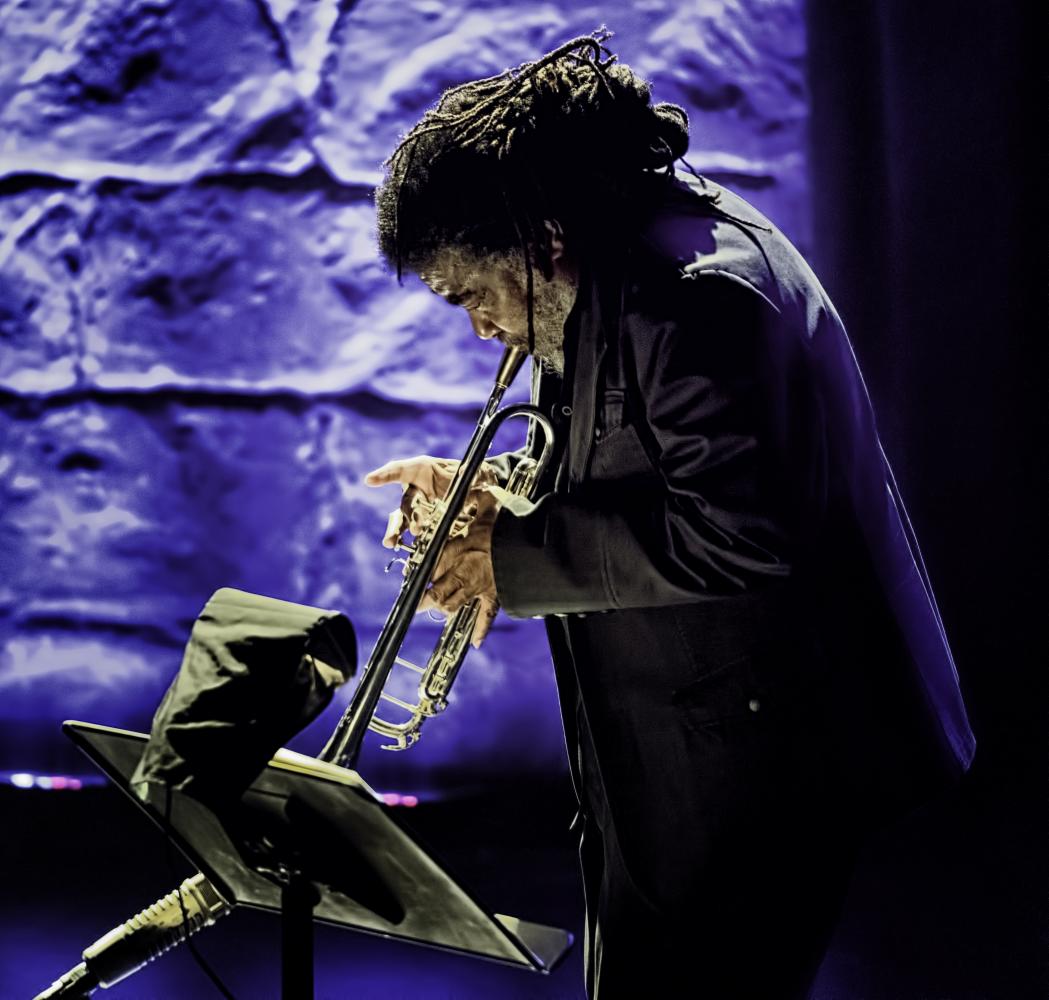 Wadada Leo Smith with Vijay Iyer at the Montreal International Jazz Festival 2016