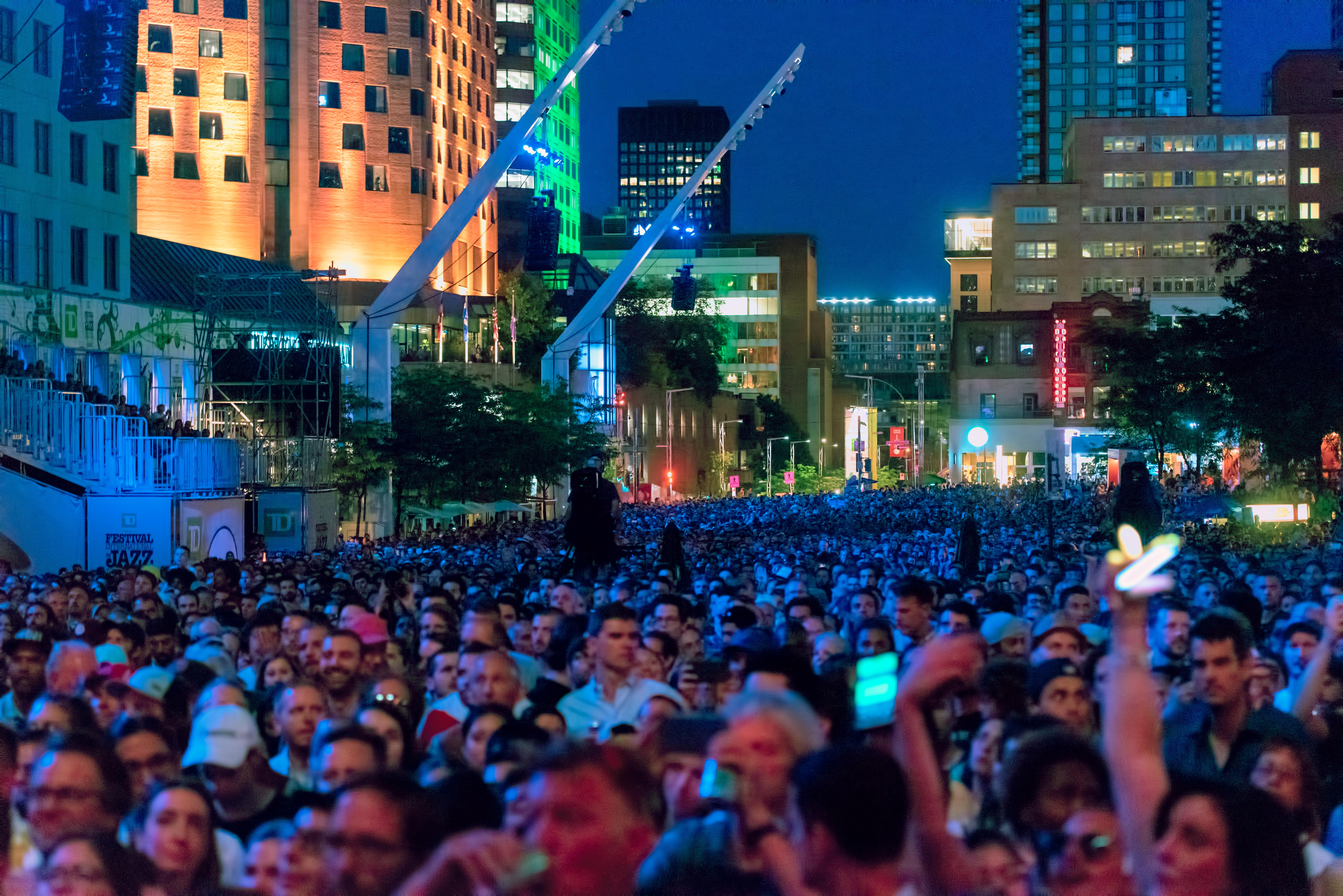 Crowd at The War on Drugs at The Montreal International Jazz Festival 2018