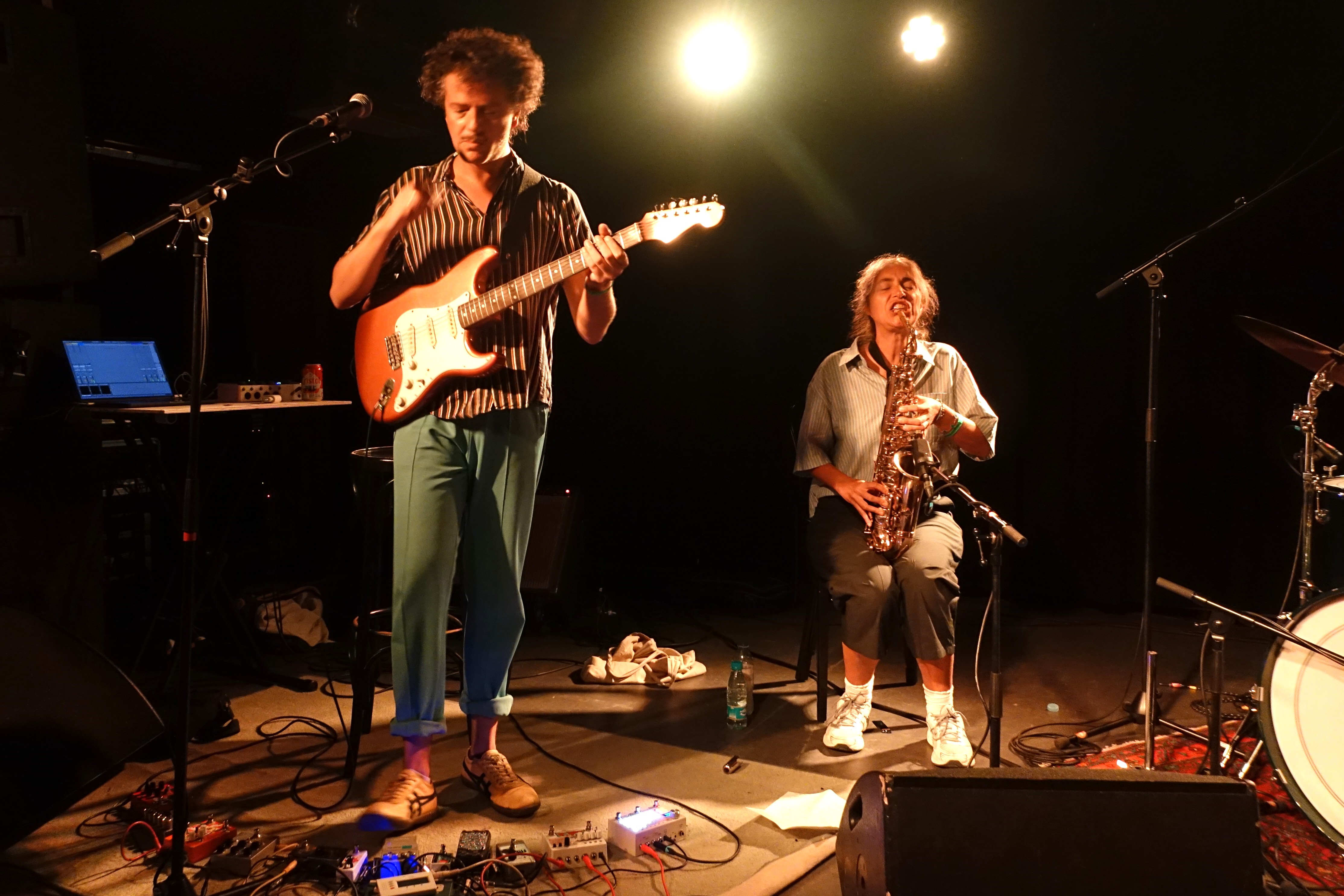 Julien Desprez and Christine Abdelnour at Summer Bummer 2026 — jazz photo by John Sharpe | All About Jazz