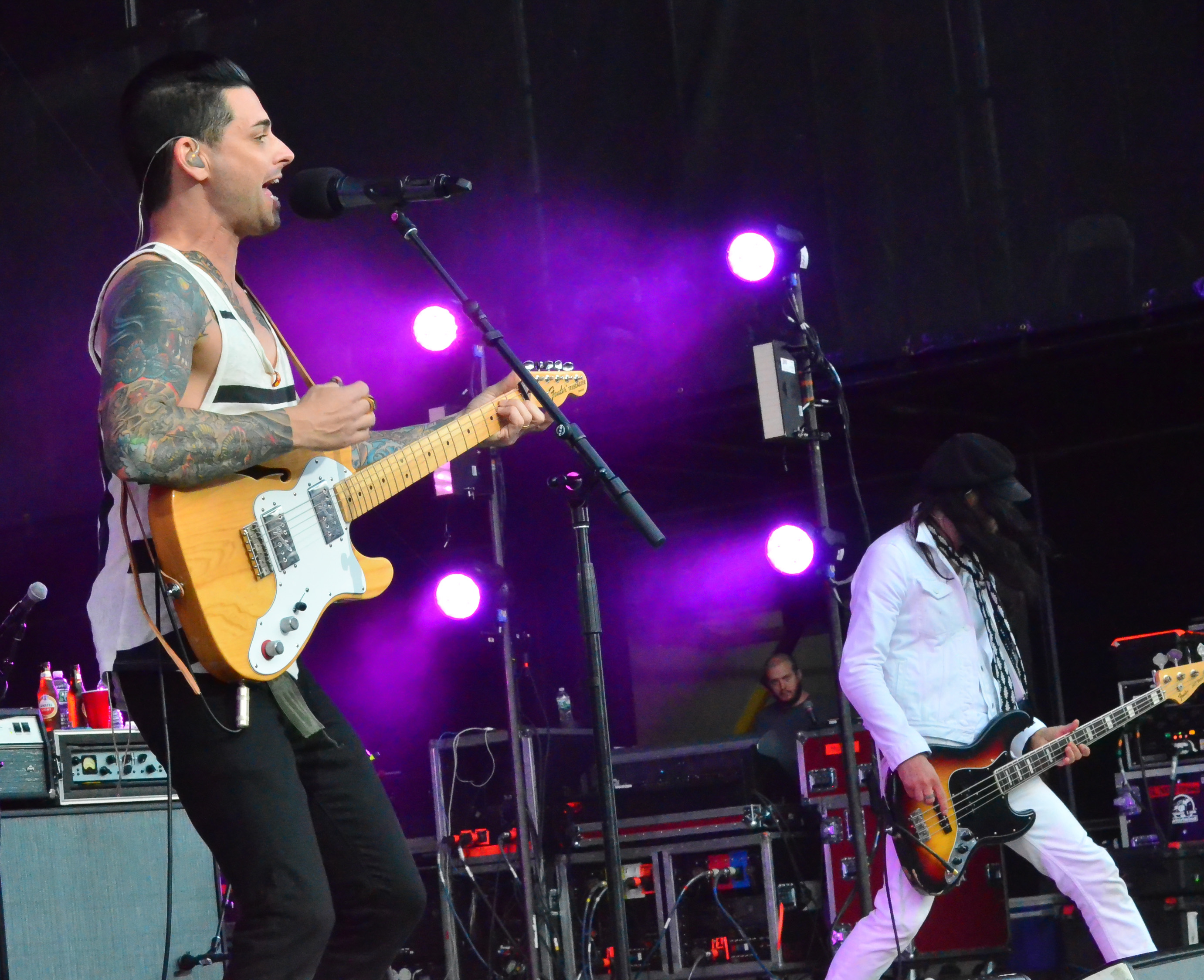 Dashboard Confessional at Nikon at Jones Beach Theater on 6-21-15.