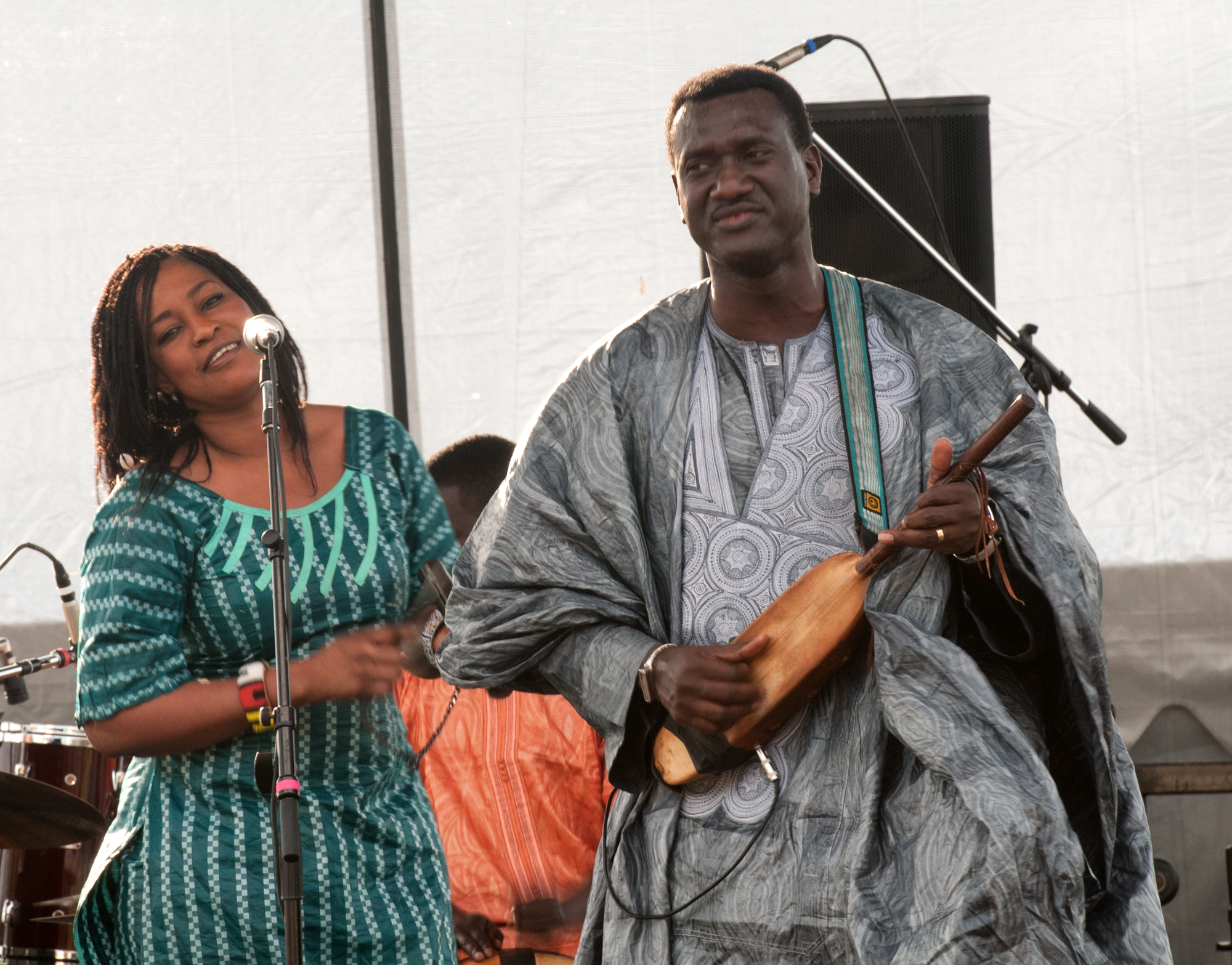 Aminata Sacko And Bassekou Kouyate With Ngnoni Ba At The Mim Global Music Festival