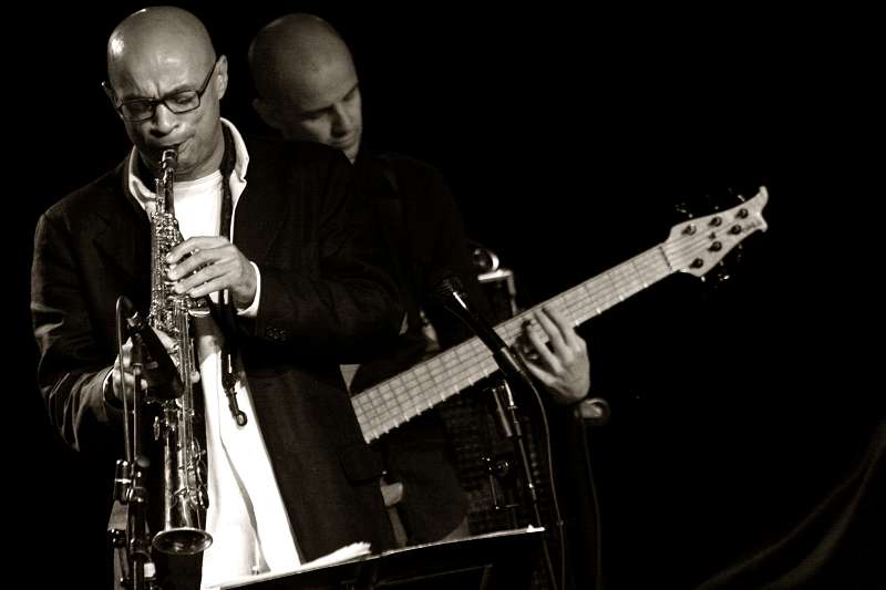 Ernie Odoom and Yvan Rougny with &Quot;Jrmy Tordjman Quartet&Quot; at the Salle Communale Donex, Festival Jazz Contreband, Gen
