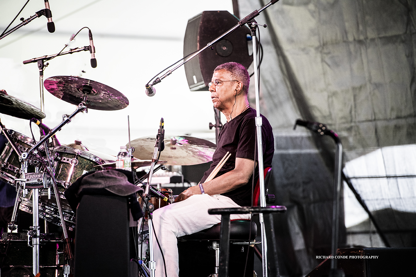 Jack DeJohnette at the 2017 Newport Jazz Festival