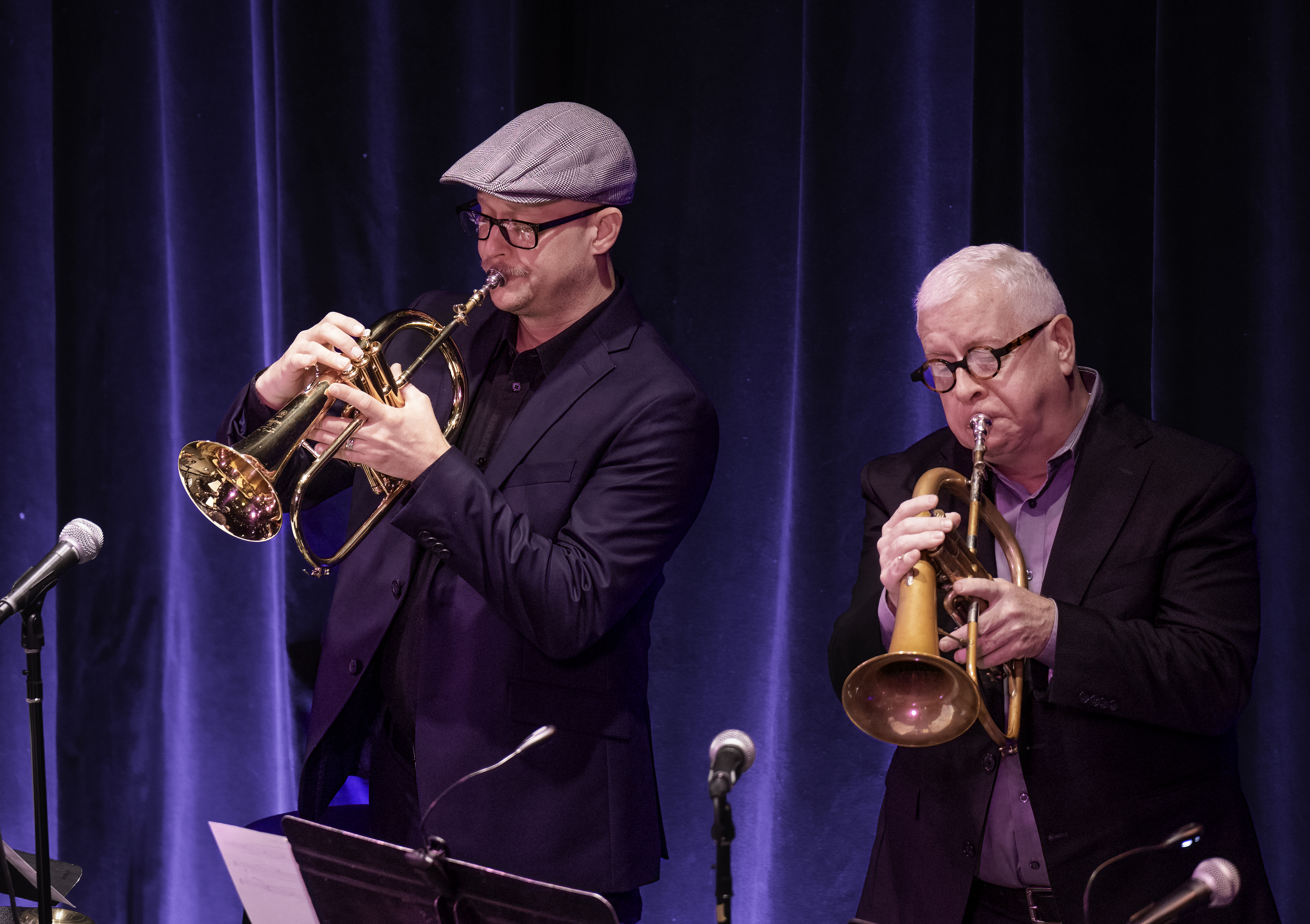 Jonathan Powell and Tony Kadleck with the Maria Schneider Orchestra At Town Hall