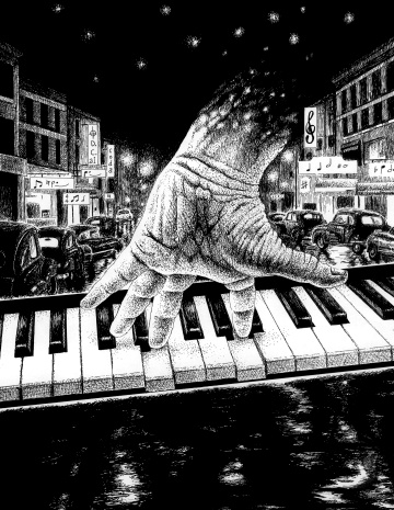 Jazz Avenue (Sold- Prints Available)
