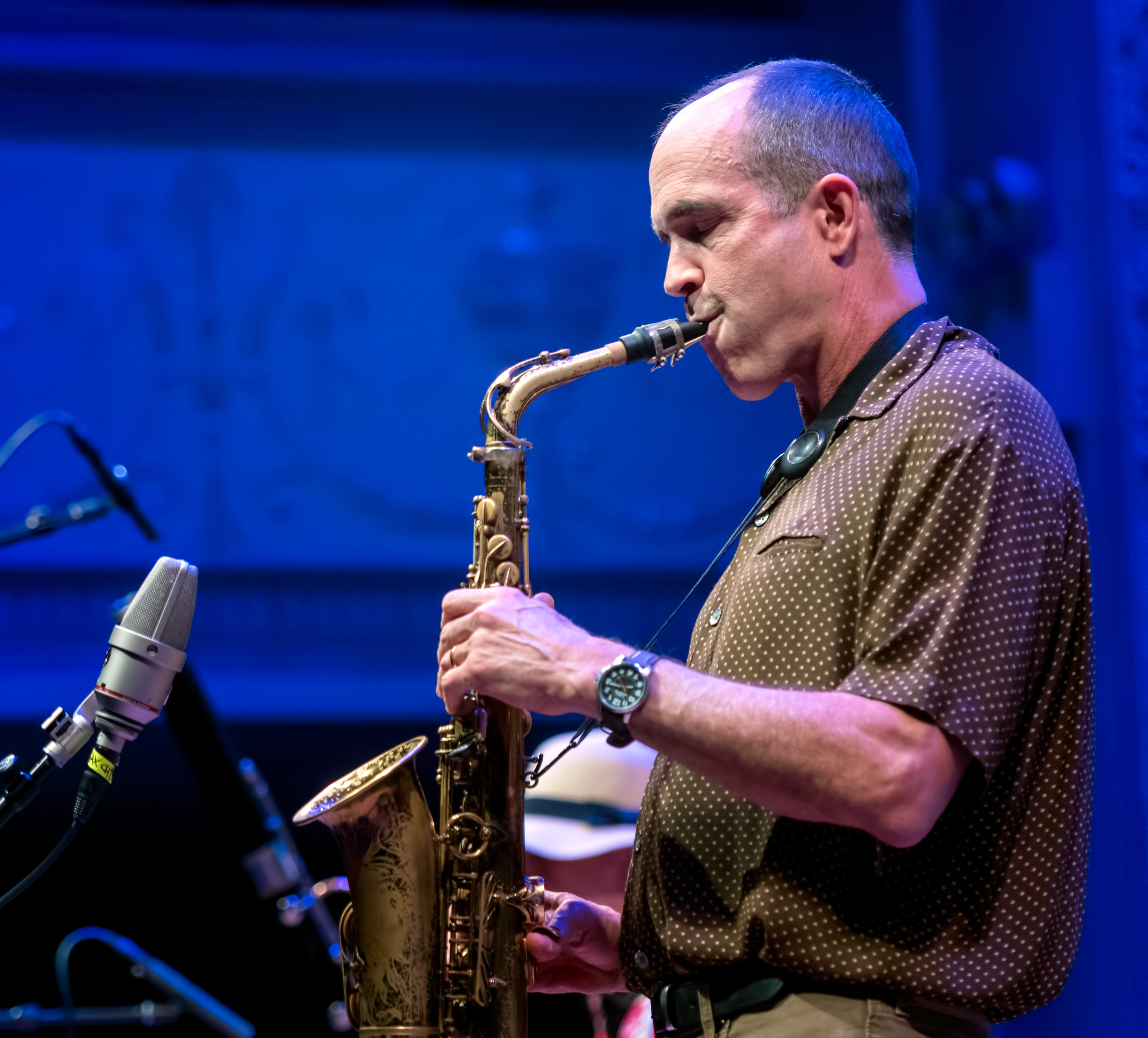 Rob Brown with the Whit Dickey Trio At the Vision Festival 2018