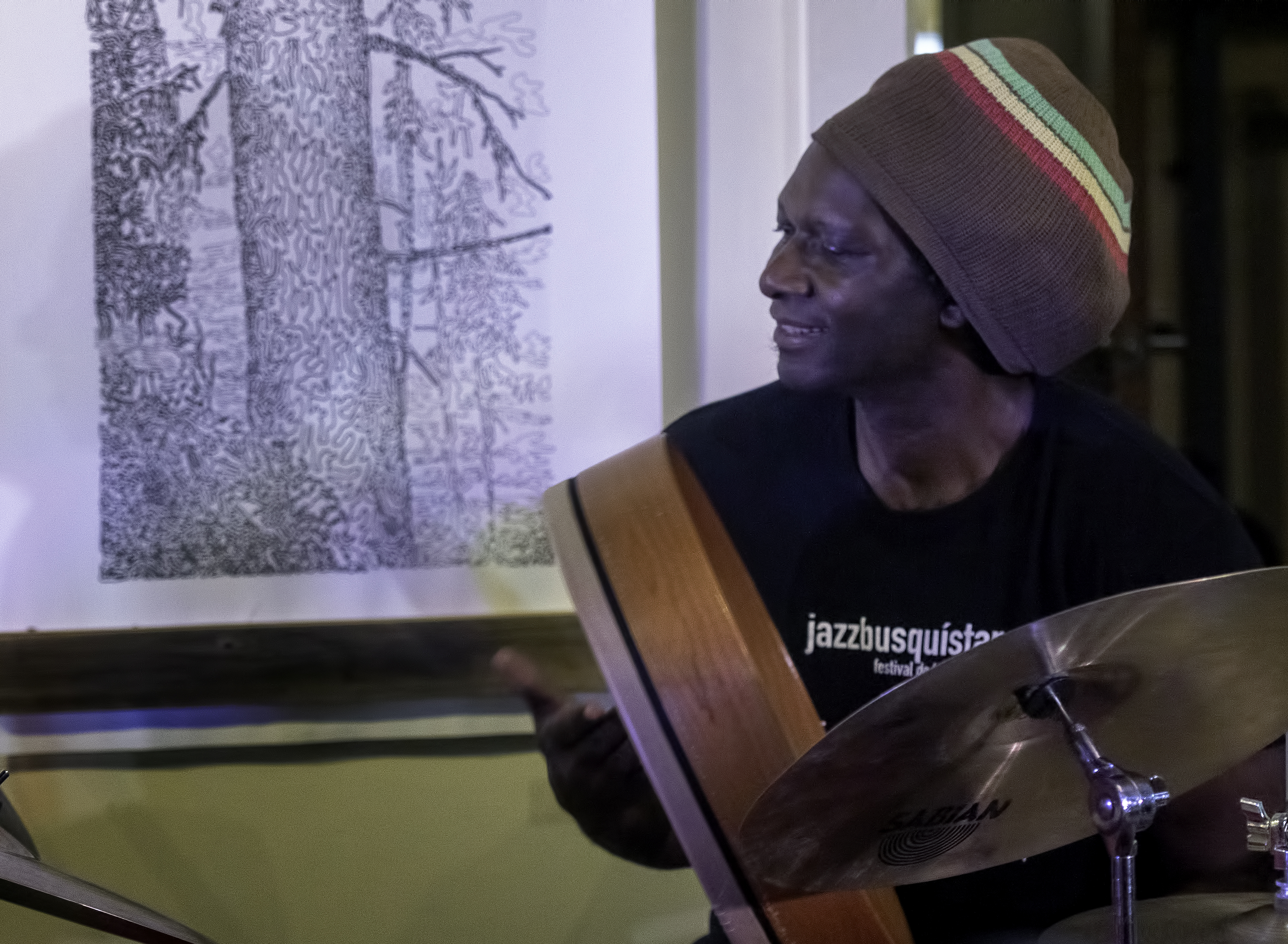 Hamid Drake with Karuna at the Guelph Jazz Festival 2019