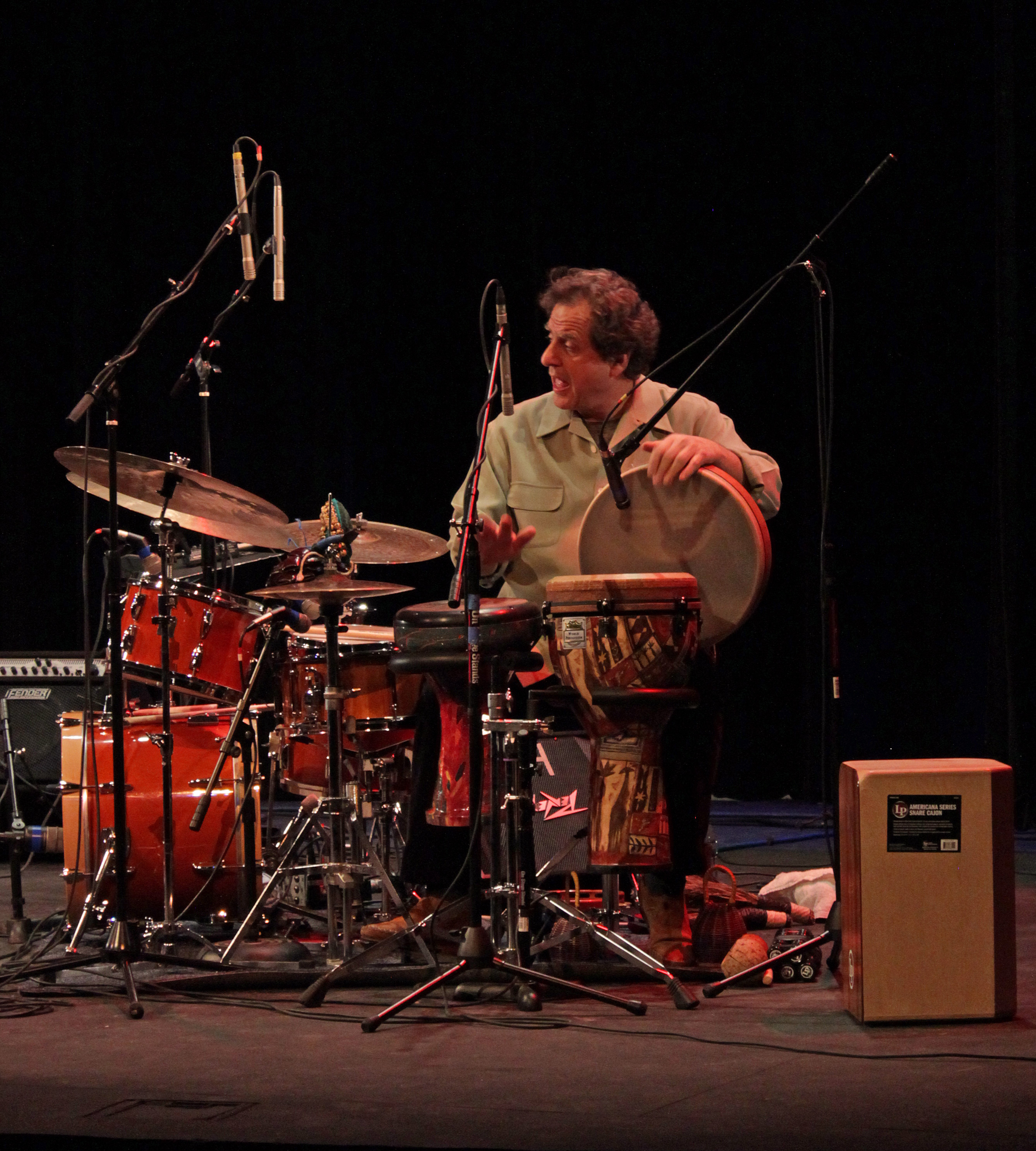 Jamey Haddad at the 2013 Lakeland Jazz Festival