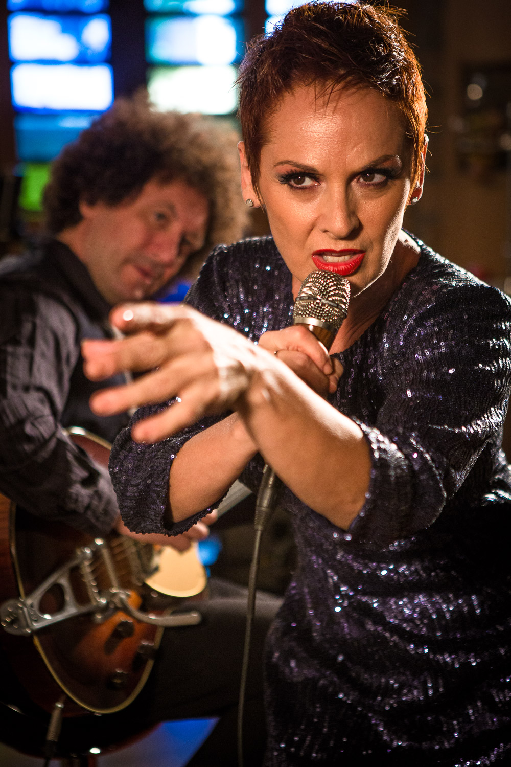 live at da pà virada studio, paul ricci, mafalda minnozzi, empathia jazz duo