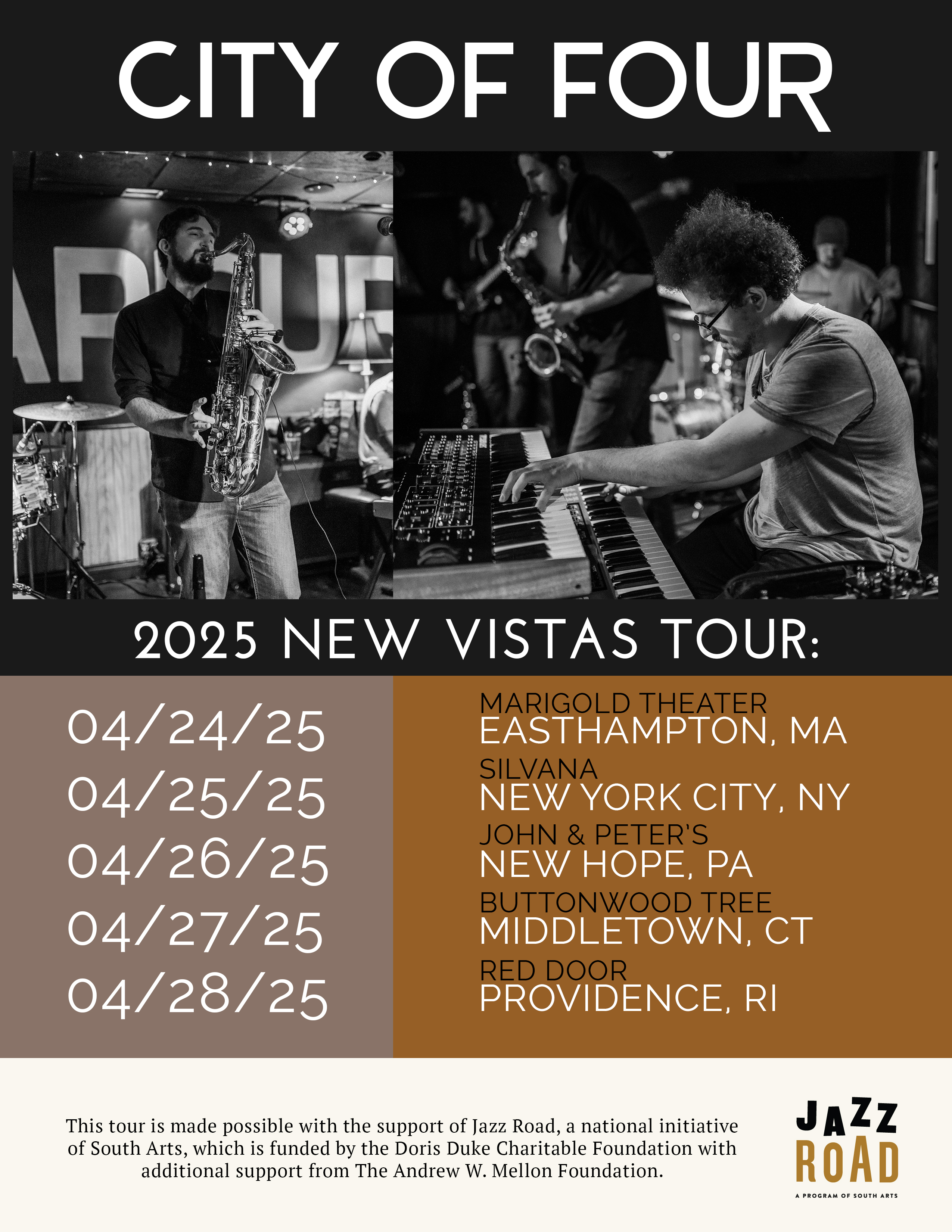 City of Four: New Vistas Tour 2025