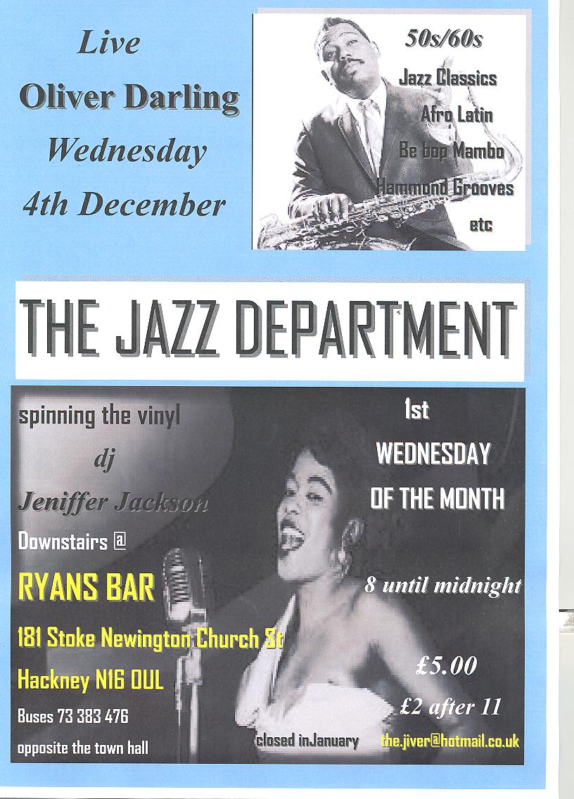 The jazz department with live boogie woogie & dj