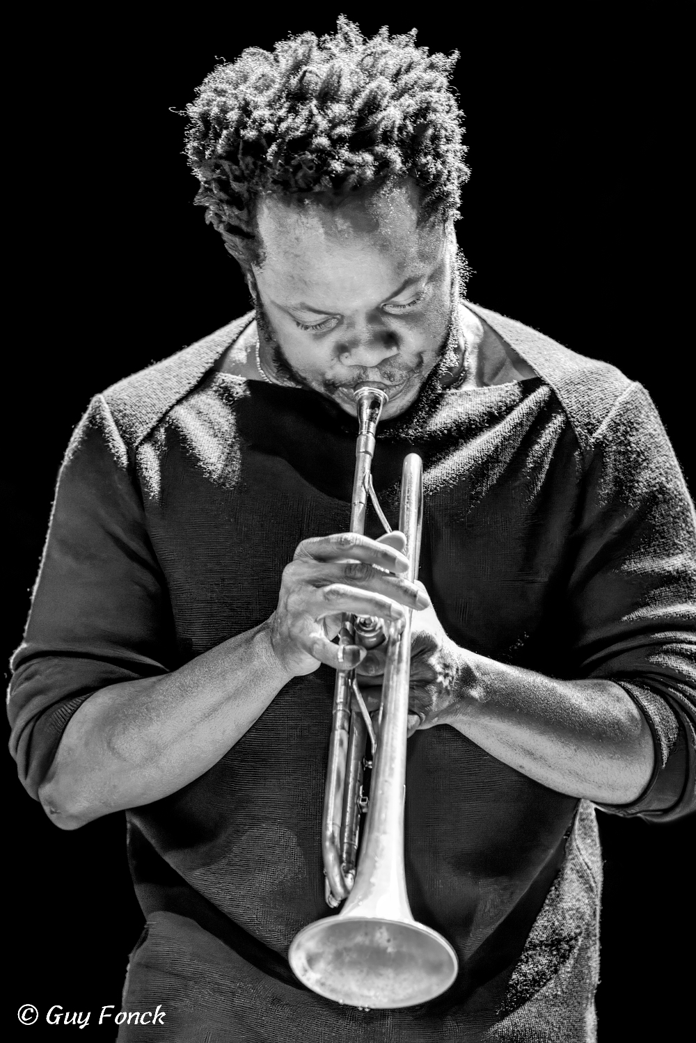 Ambrose Akinmusire 2018 — jazz photo by Guy Fonck | All About Jazz