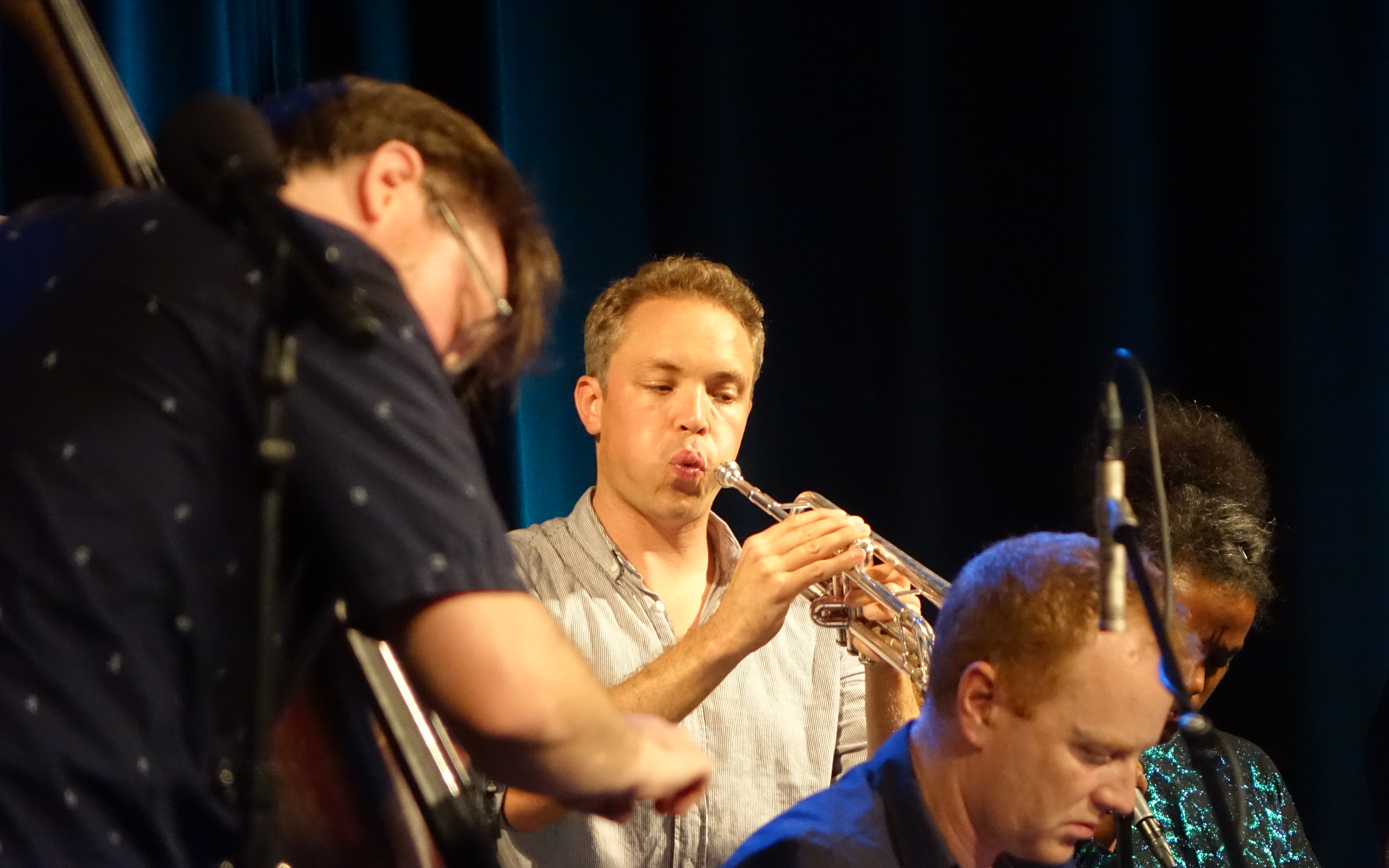 Ole Morten Vågan and Eivind Lønning at Nasjonal Jazzscene Victoria, Oslo in August 2018