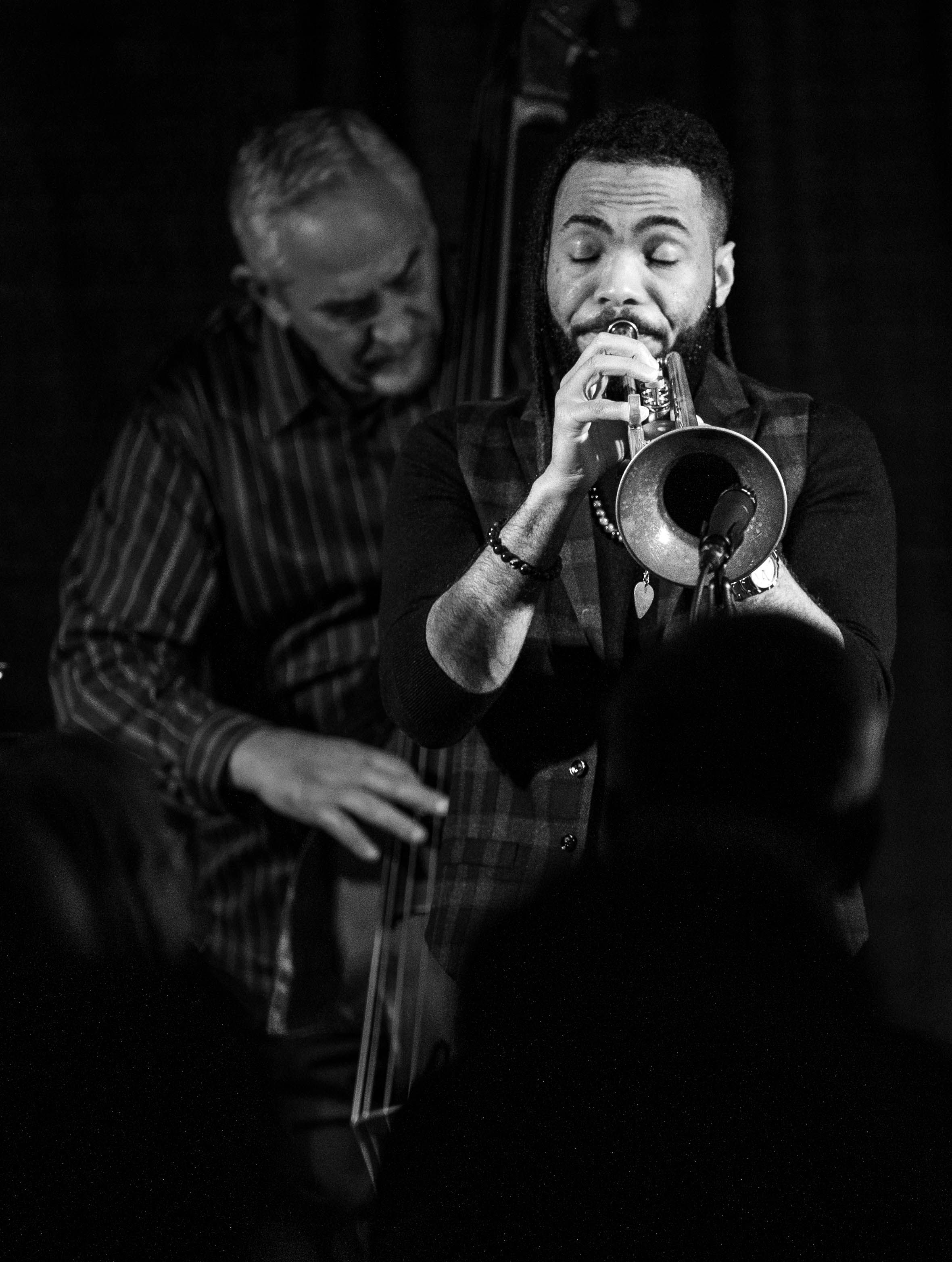 Anthony Hervey with the John Toomey Trio