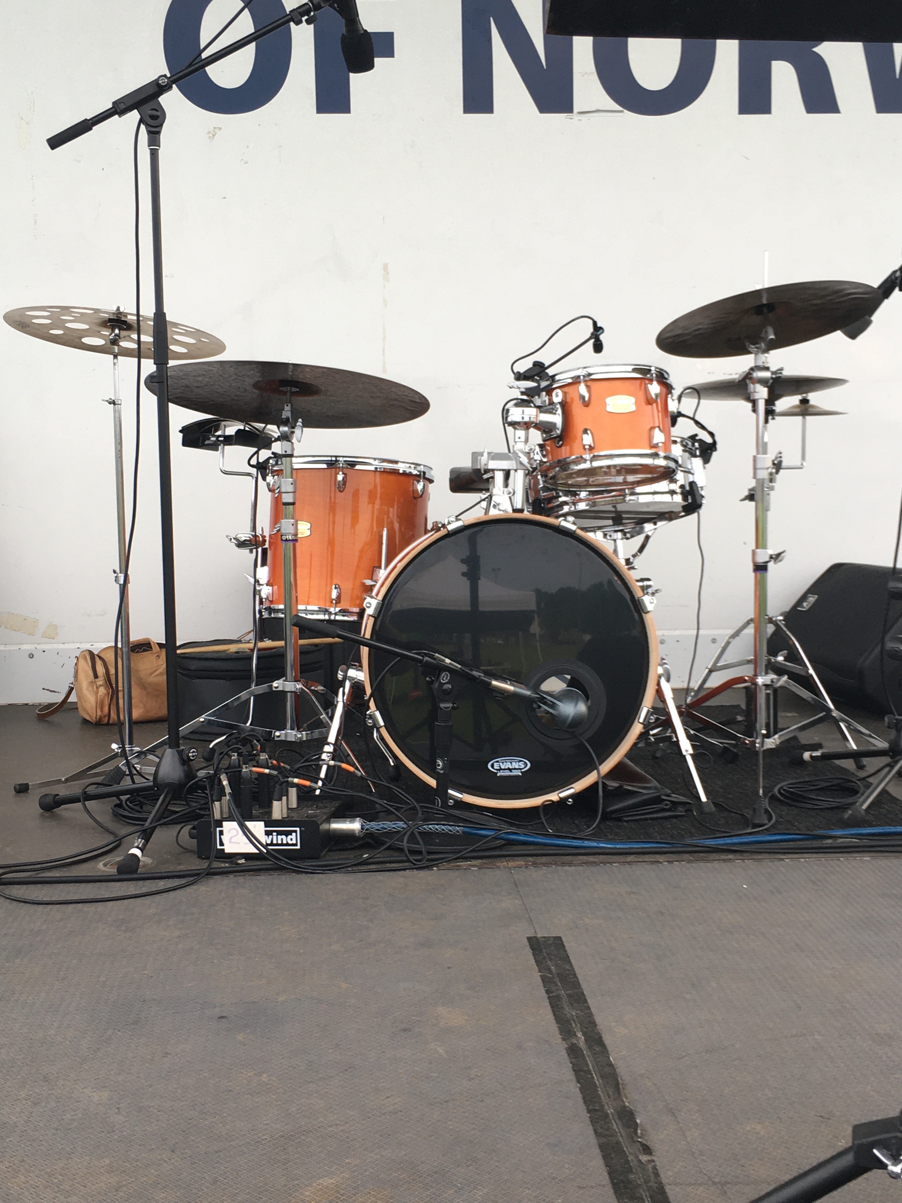 Sam Allen's Yamaha Drum Set