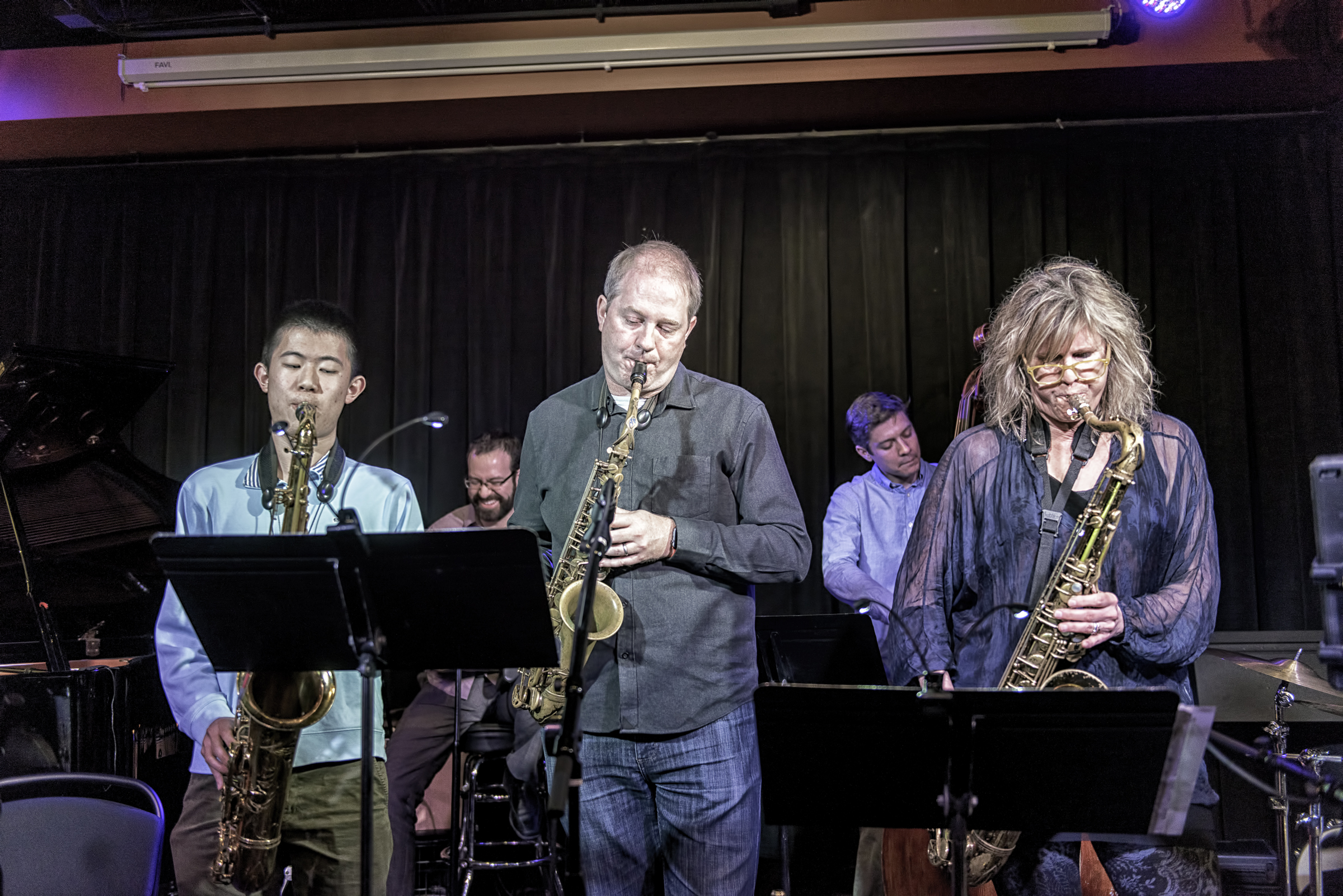 Alex Yuwen, Will Goble, Mary Petrich, Eric Rasmussen, And Jeff Libman With Will Goble's Audiodrama Octet At The Nash