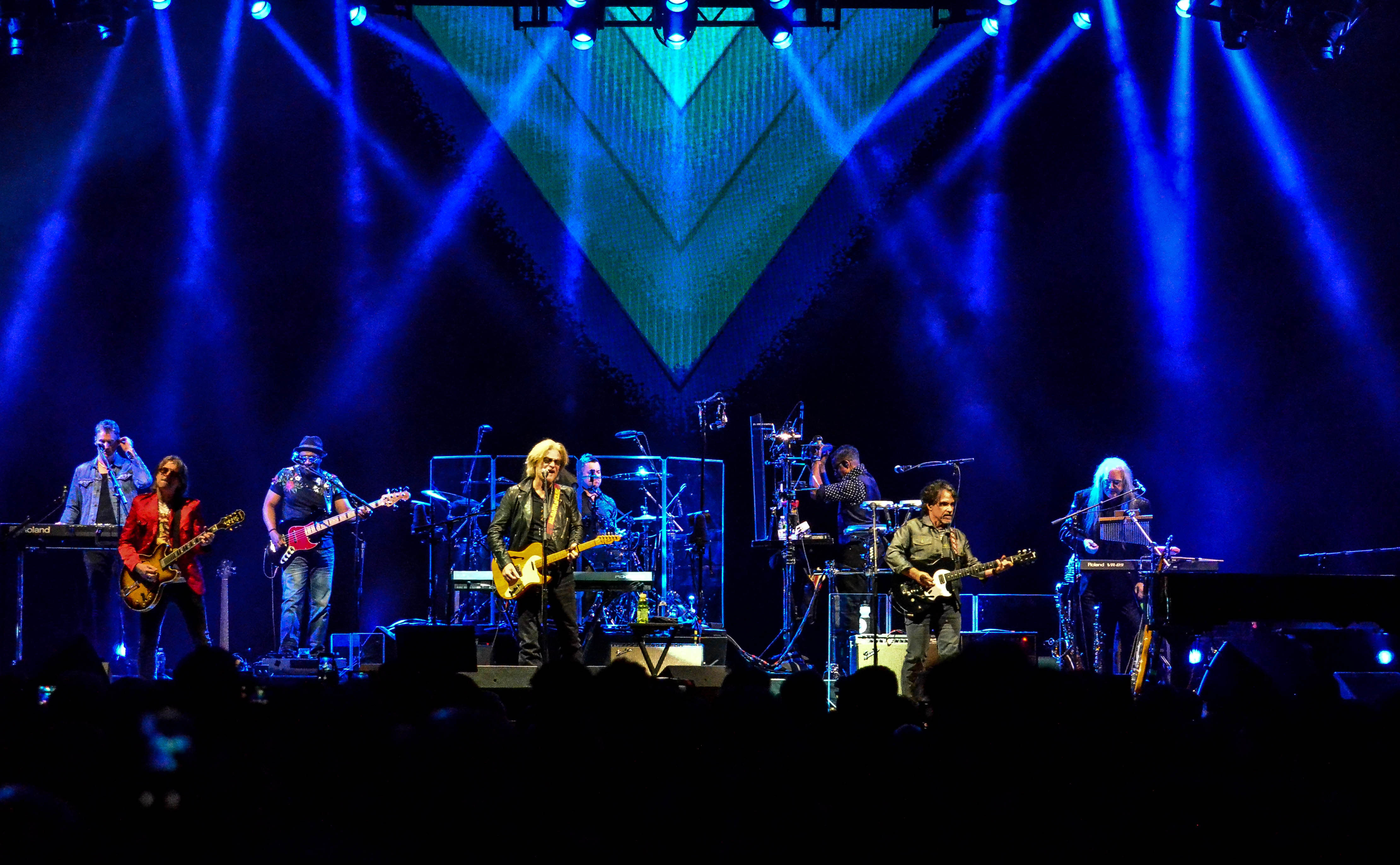 Hall & Oates with Train at Madison Square Garden in NYC. 