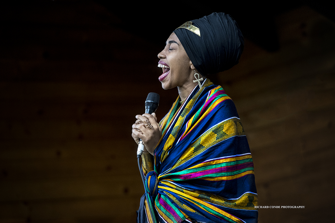 Jazzmeia Horn at the 2018 Saratoga Jazz Festival