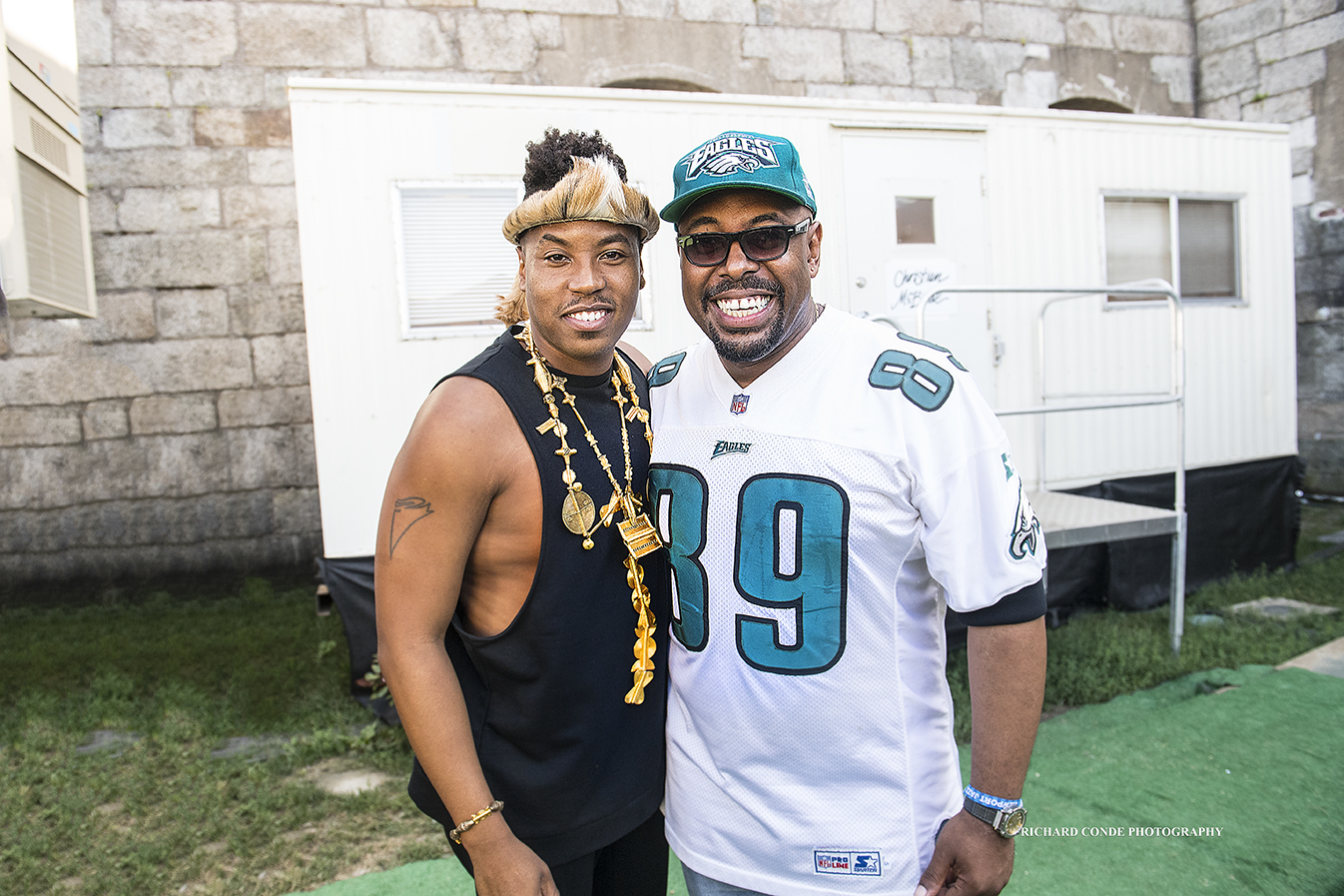 Christian Scott and Christian McBride at the 2018 Newport Jazz Festival