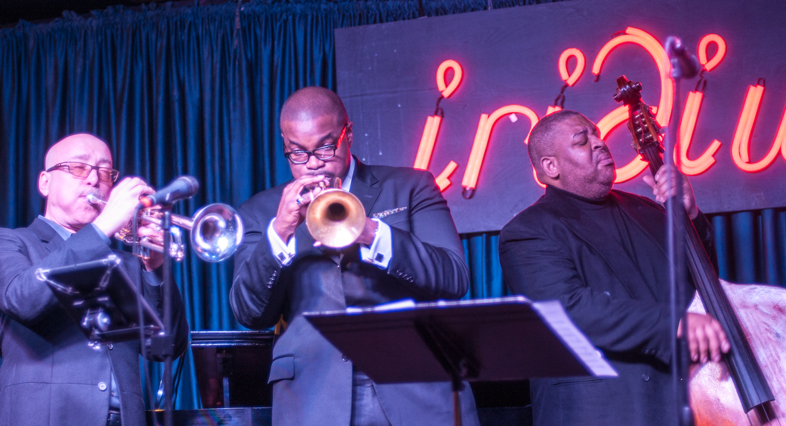 Brian Lynch, Jeremy Pelt and Dwayne Burno with the Lords of Trumpet Play Dizzy Gillespie at the Iridium Jazz Club