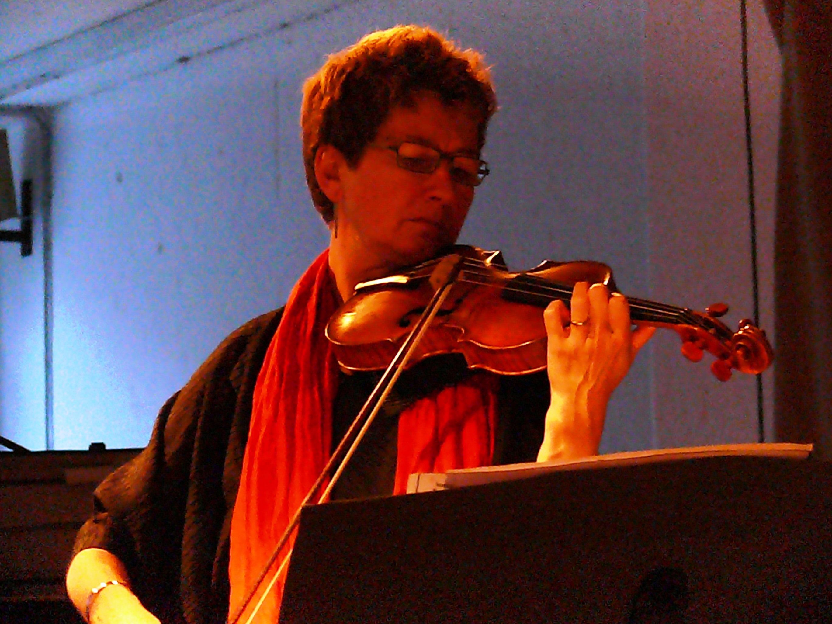 Maya Homburger at Cafe Oto London in May 2011