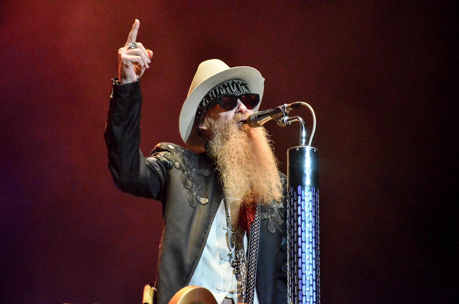 ZZ Top at Nikon at Jones Beach on 9-9-2016.