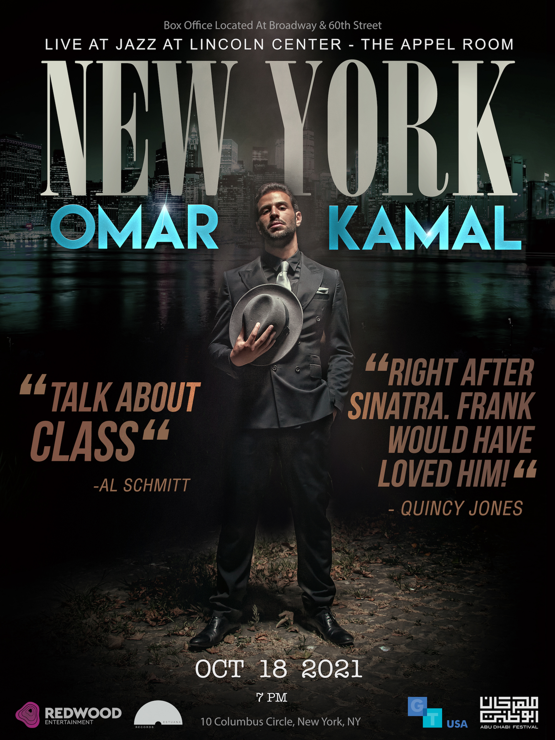 Omar Kamal - The Appel Room - October 18!