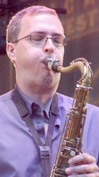 Geof Bradfield with Ted Sirota's Rebel Souls at 2010 Chicago Jazz Festival