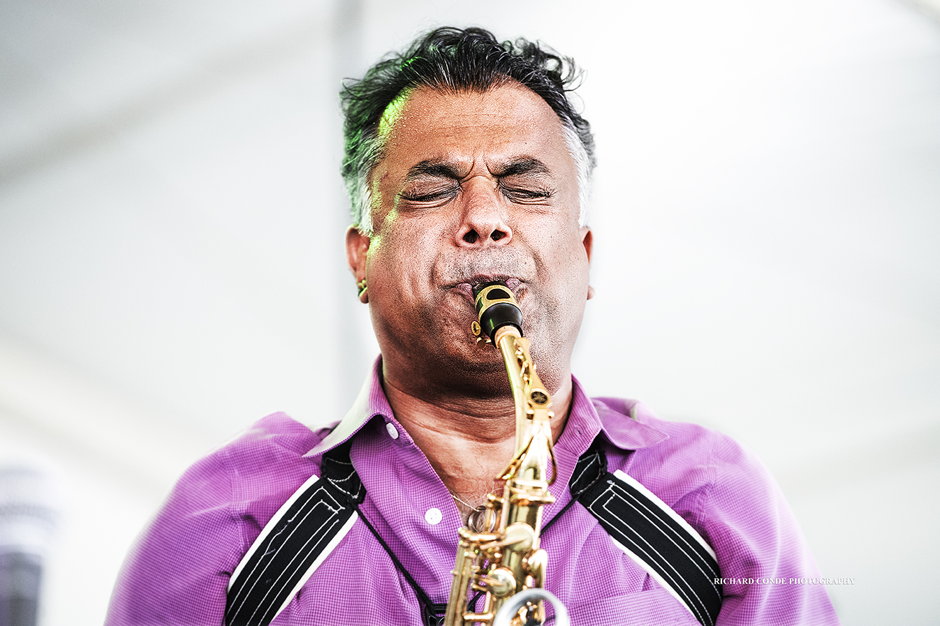 Rudresh Mahanthappa at the 2018 Newport Jazz Festival