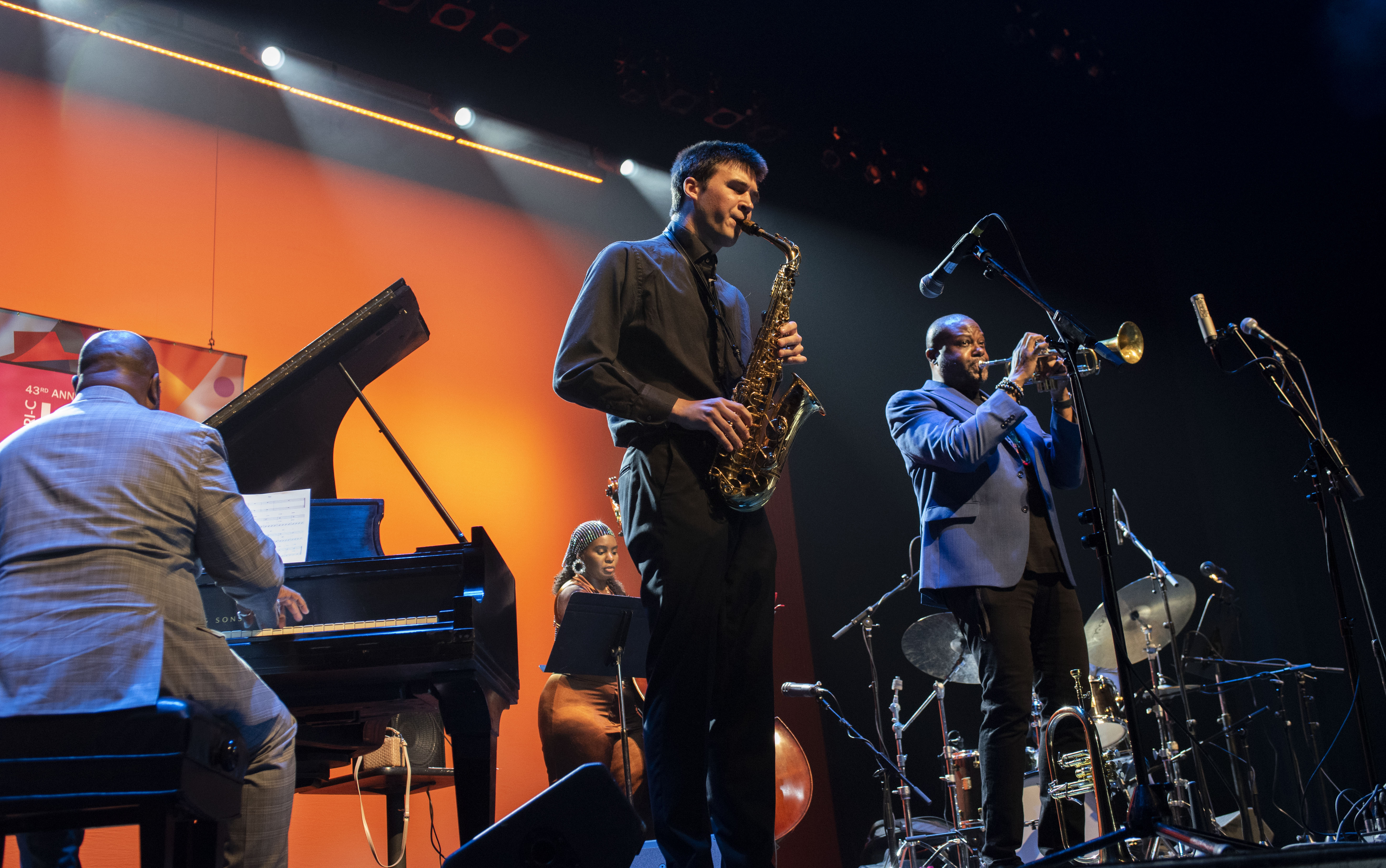 Allyn Johnson, Endea Owens, Thomas Schinabeck, and Sean Jones