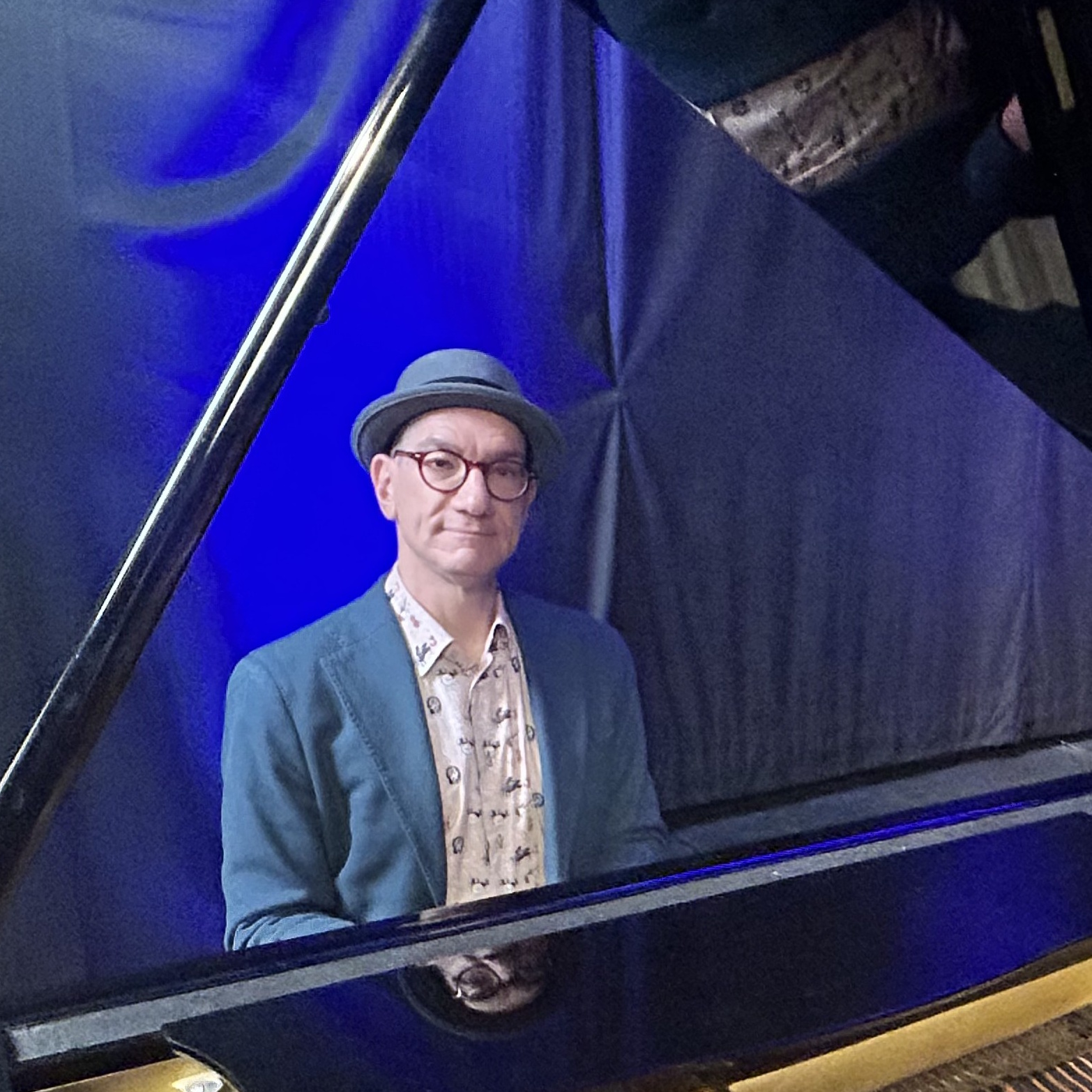 Oren Levine in the studio