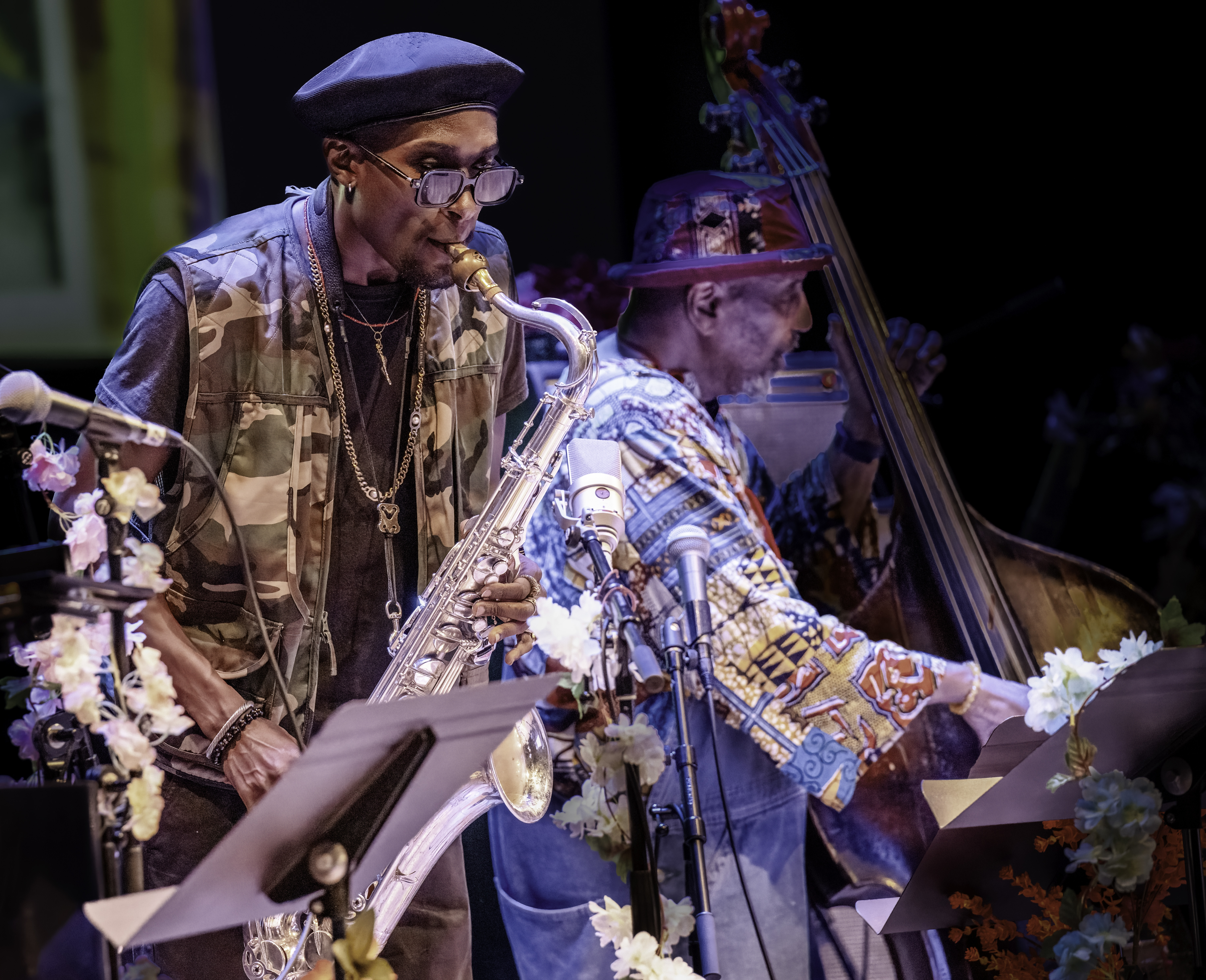 Isaiah Collier and William Parker with the Ancients Celebrating William Parker at the Vision Festival 2024