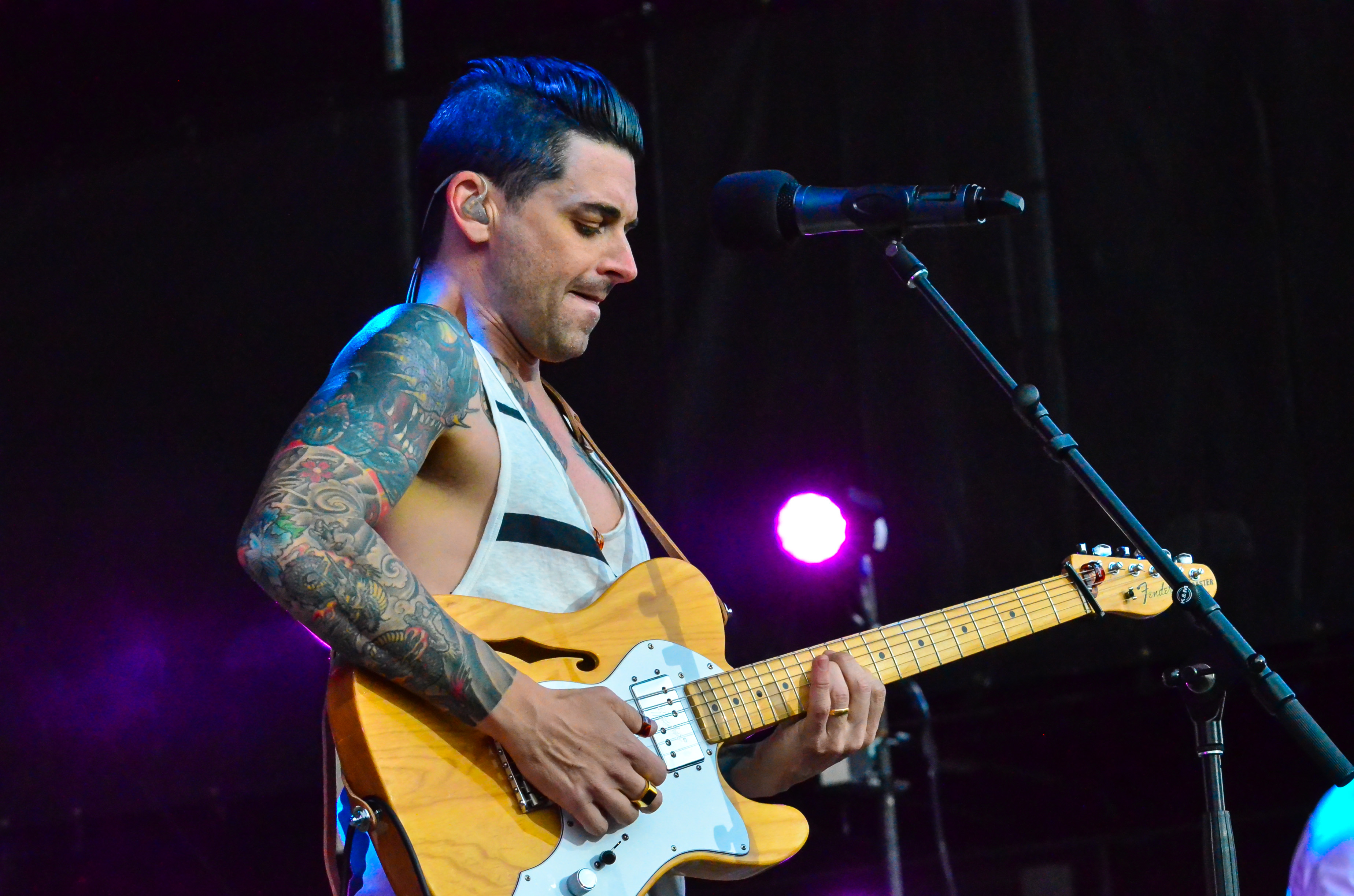 Dashboard Confessional at Nikon at Jones Beach Theater on 6-21-15.