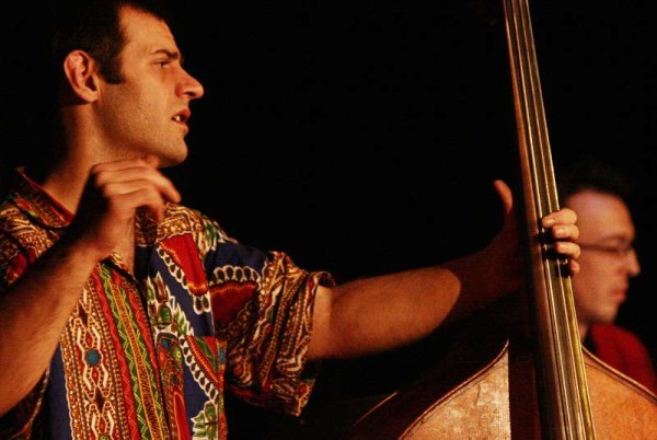 Francois Gallix with "Gilles Torrent World Jazz Sound" at la Traverse, Geneva, Switzerland, 2005