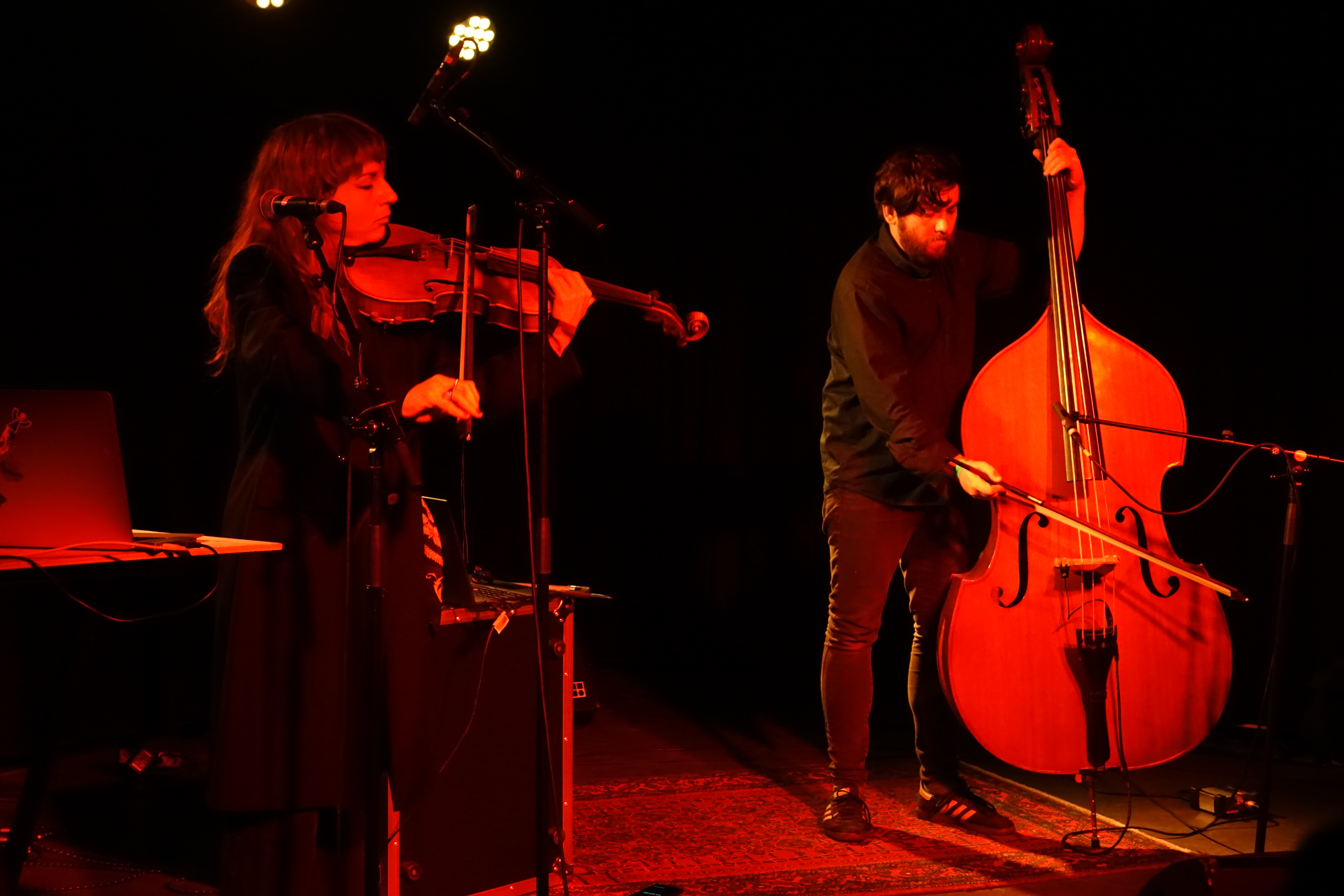 Diana Miron and Laurenţiu Coţac at Summer Bummer 2026 — jazz photo by John Sharpe | All About Jazz